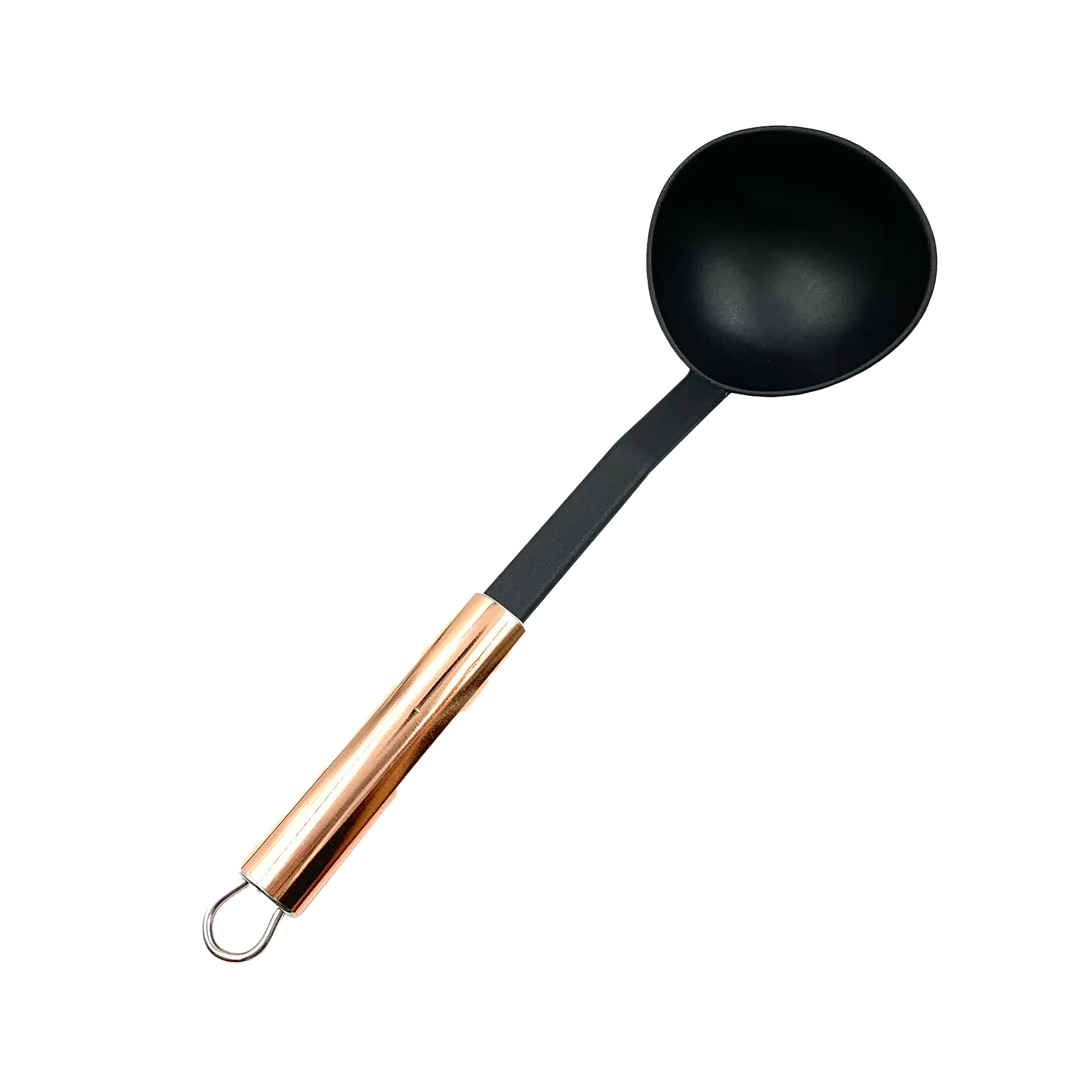 Cucharon Nylon Mango Acero - Cobre 299895058  Home Elements