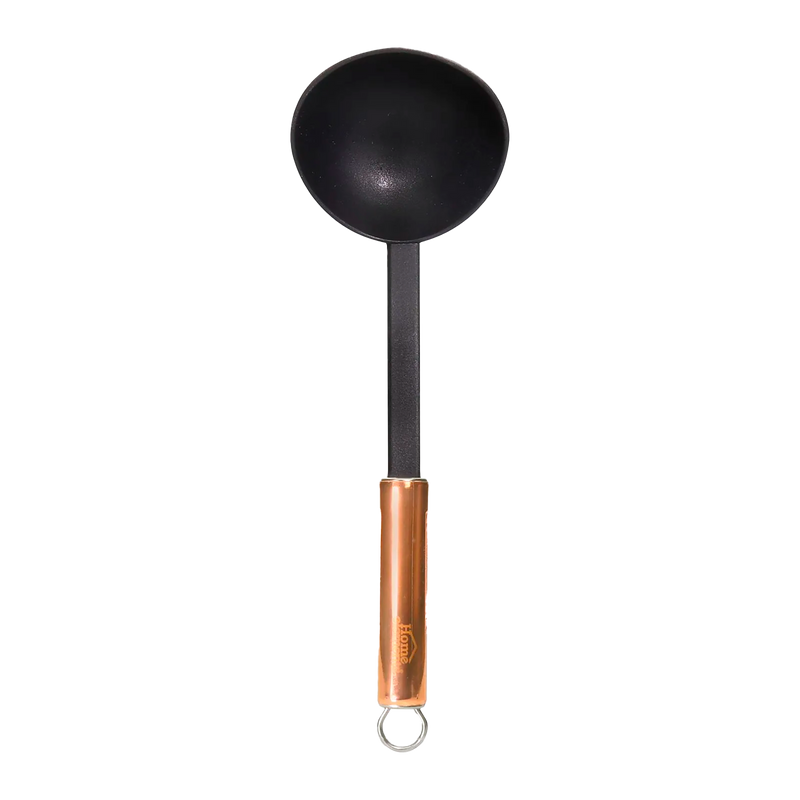 Cucharon Nylon Mango Acero - Cobre 299895058  Home Elements