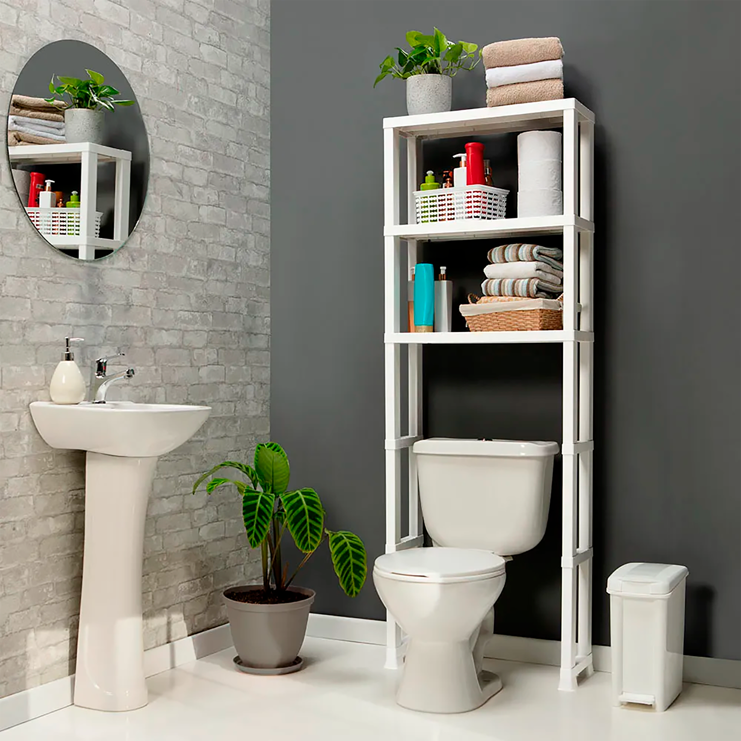 Estante Organizador 3 Niveles para Baño RIMAX