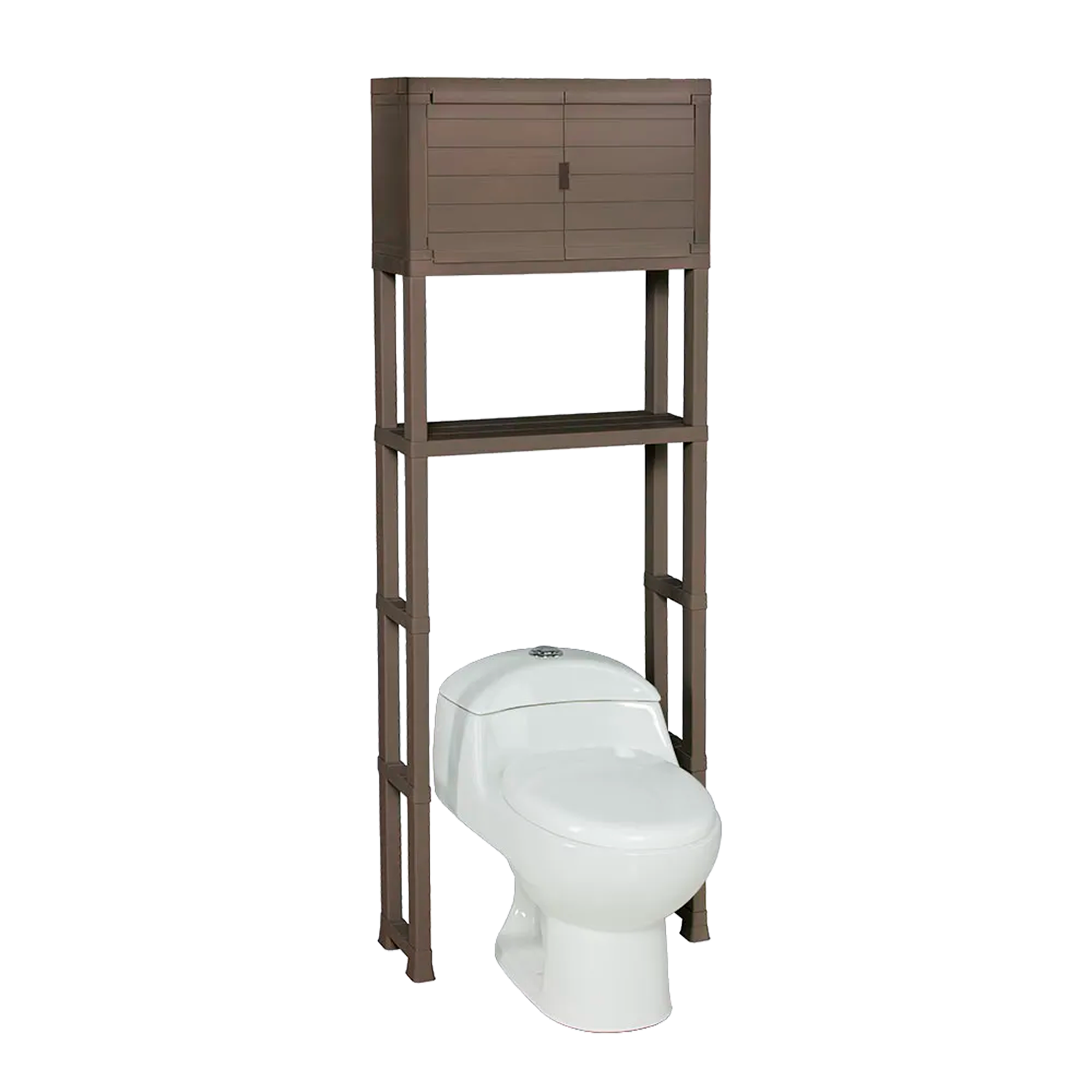 ESTANTE ORG BAÑO CON PUERTAS MOCCA RIMAX