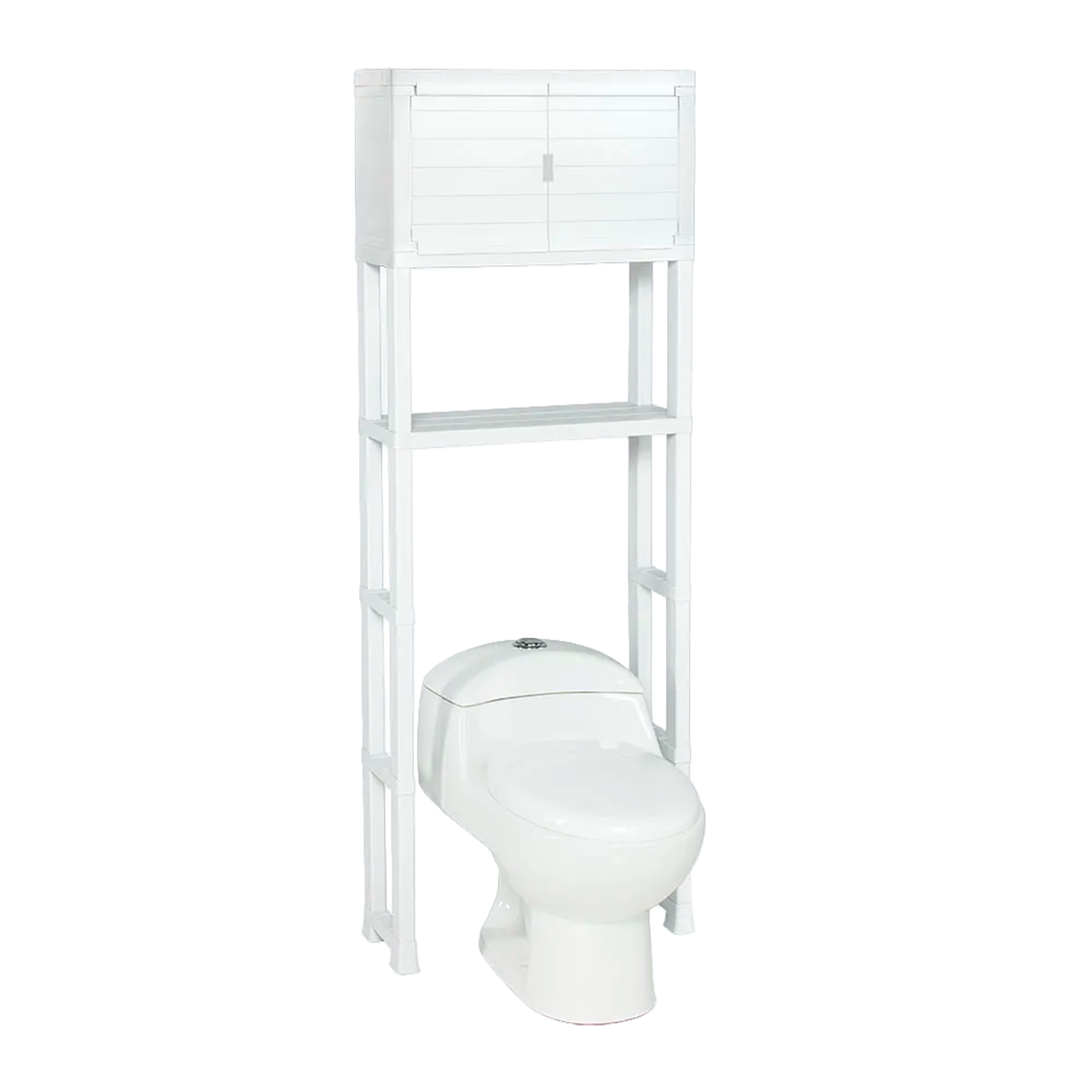 ESTANTE ORG BAÑO CON PUERTA BLANCO RIMAX