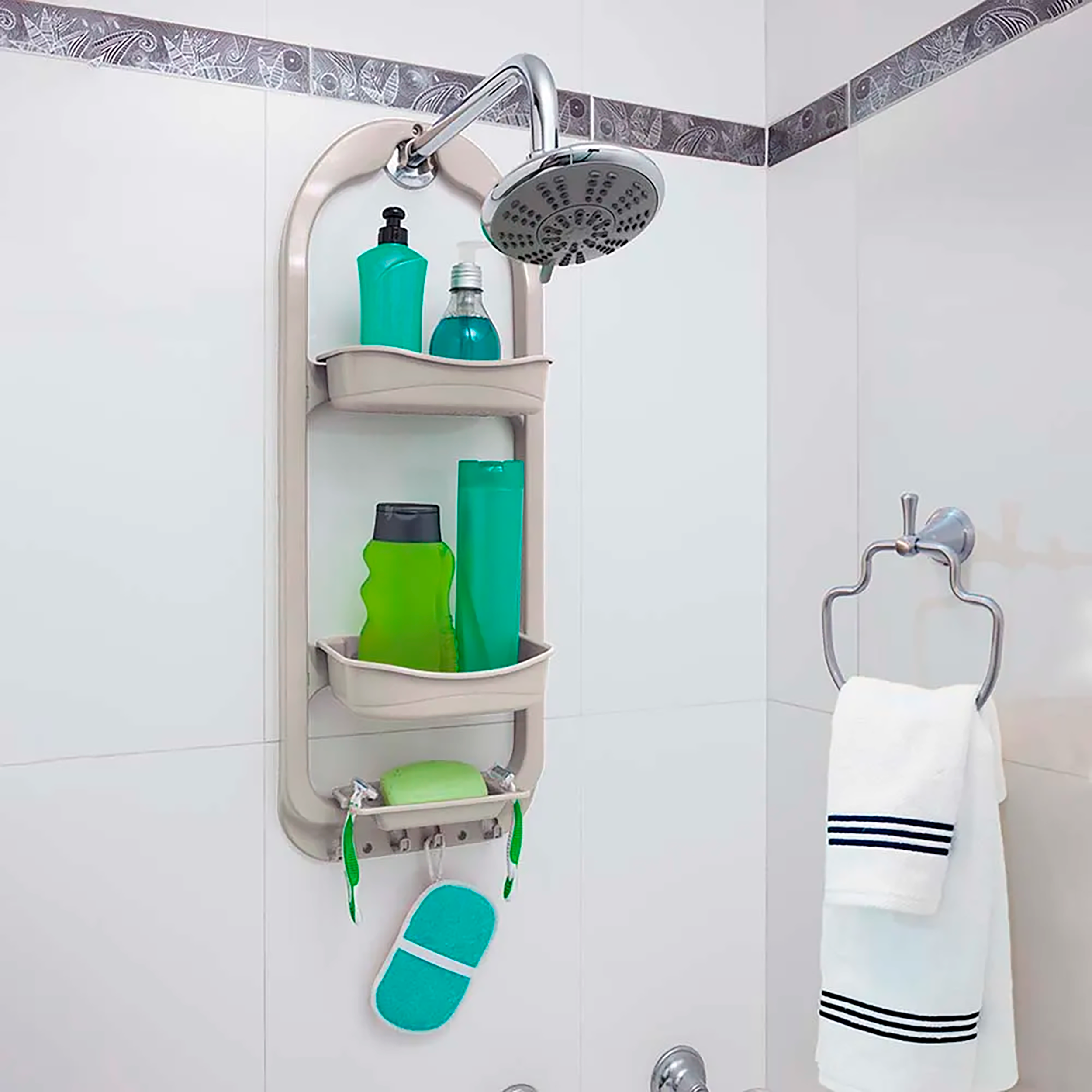Organizador de Ducha Taupe RIMAX