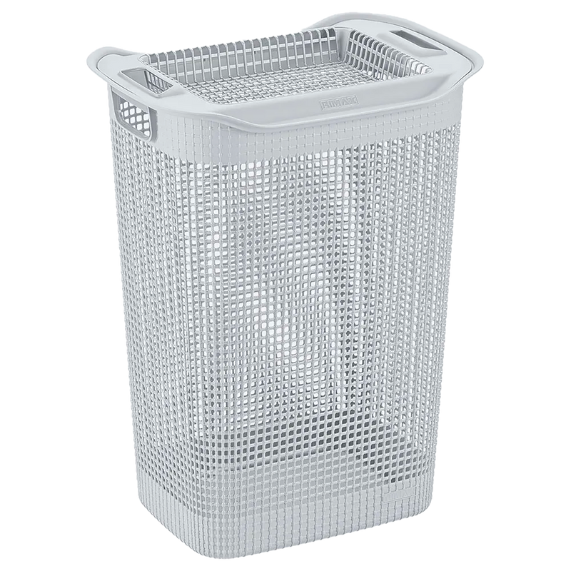 Cesta para Ropa Linum con Tejido Premium Gris Hielo RIMAX