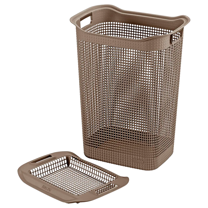 CESTA ROPA LINUM RECTANGULAR TAUPE RIMAX