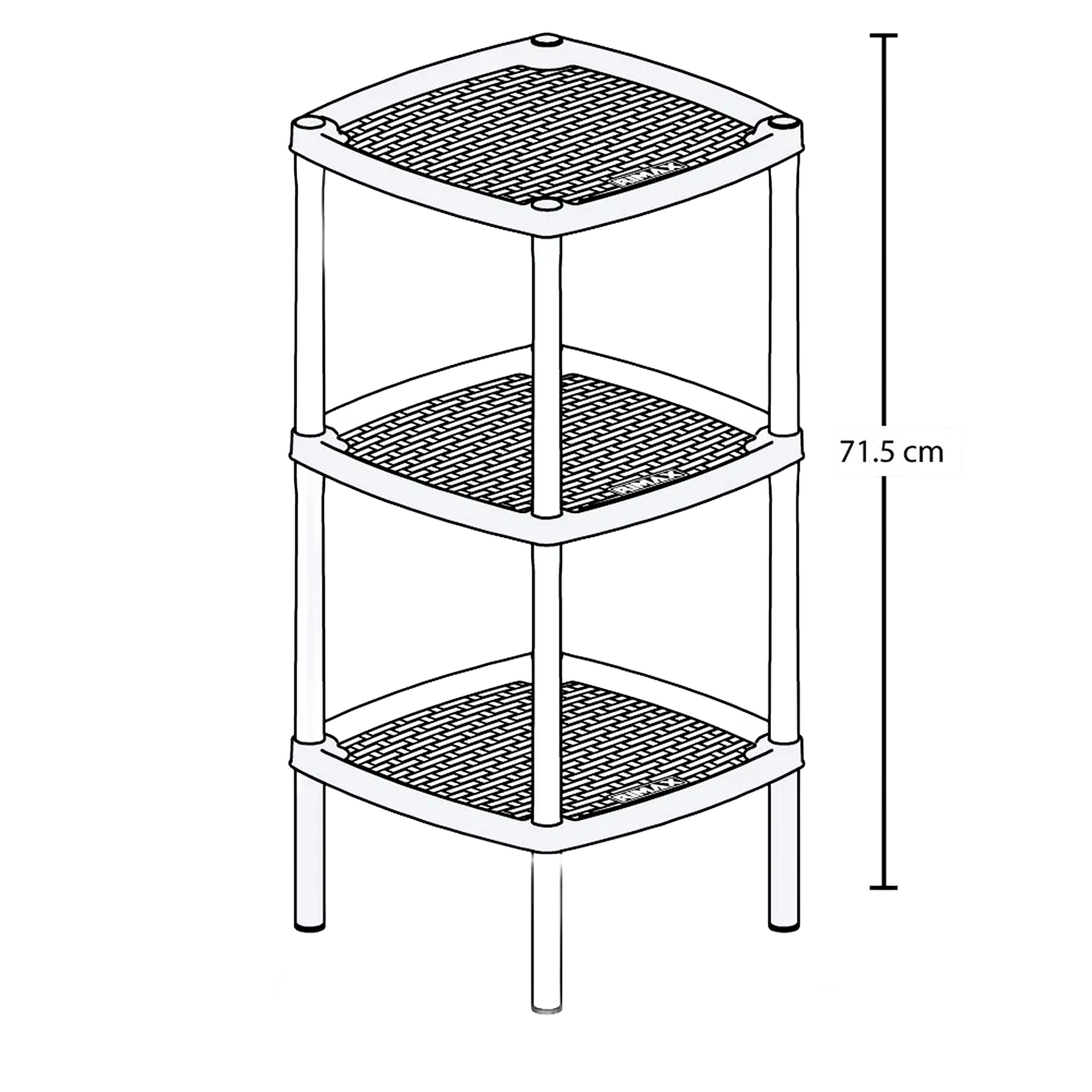 MESA MULT CUAD 3N BLANCO RIMAX