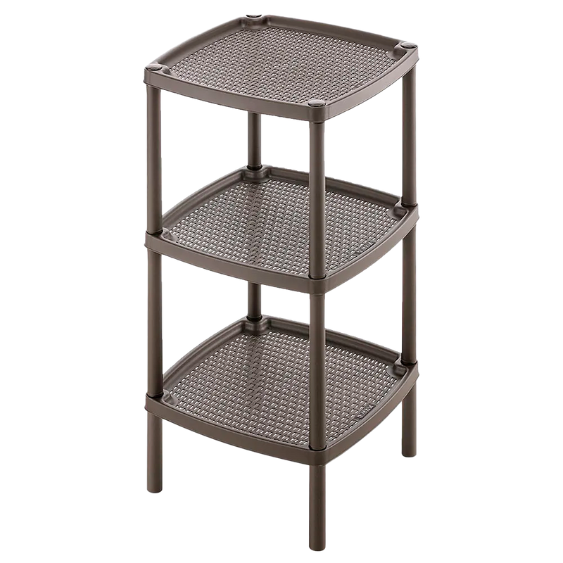 Mesa RIMAX Multiusos Cuadrada de 3 Niveles Mocca
