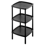 Mesa RIMAX Multiusos Cuadrada de 3 Niveles Negro