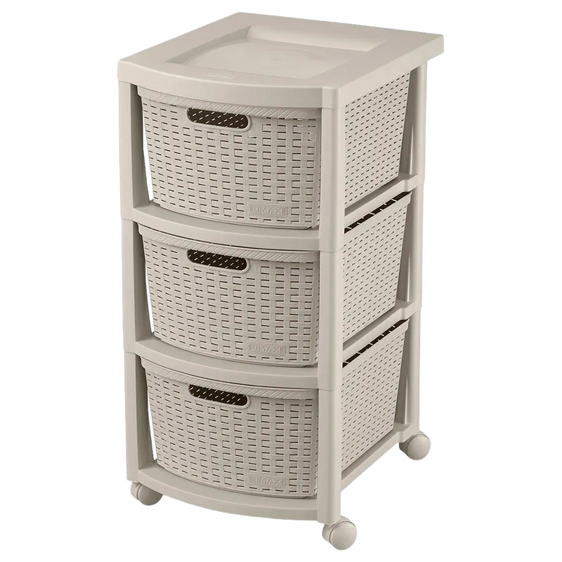 CAJONERO RATTAN 3G TAUPE RIMAX