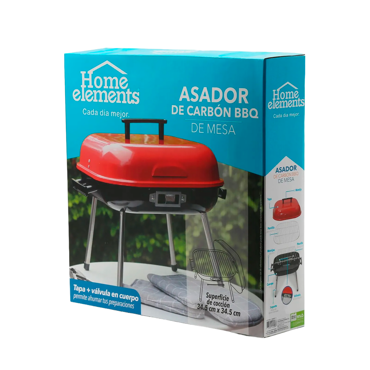 ASADOR DE CARBON BBQ HOME ELEMENTS