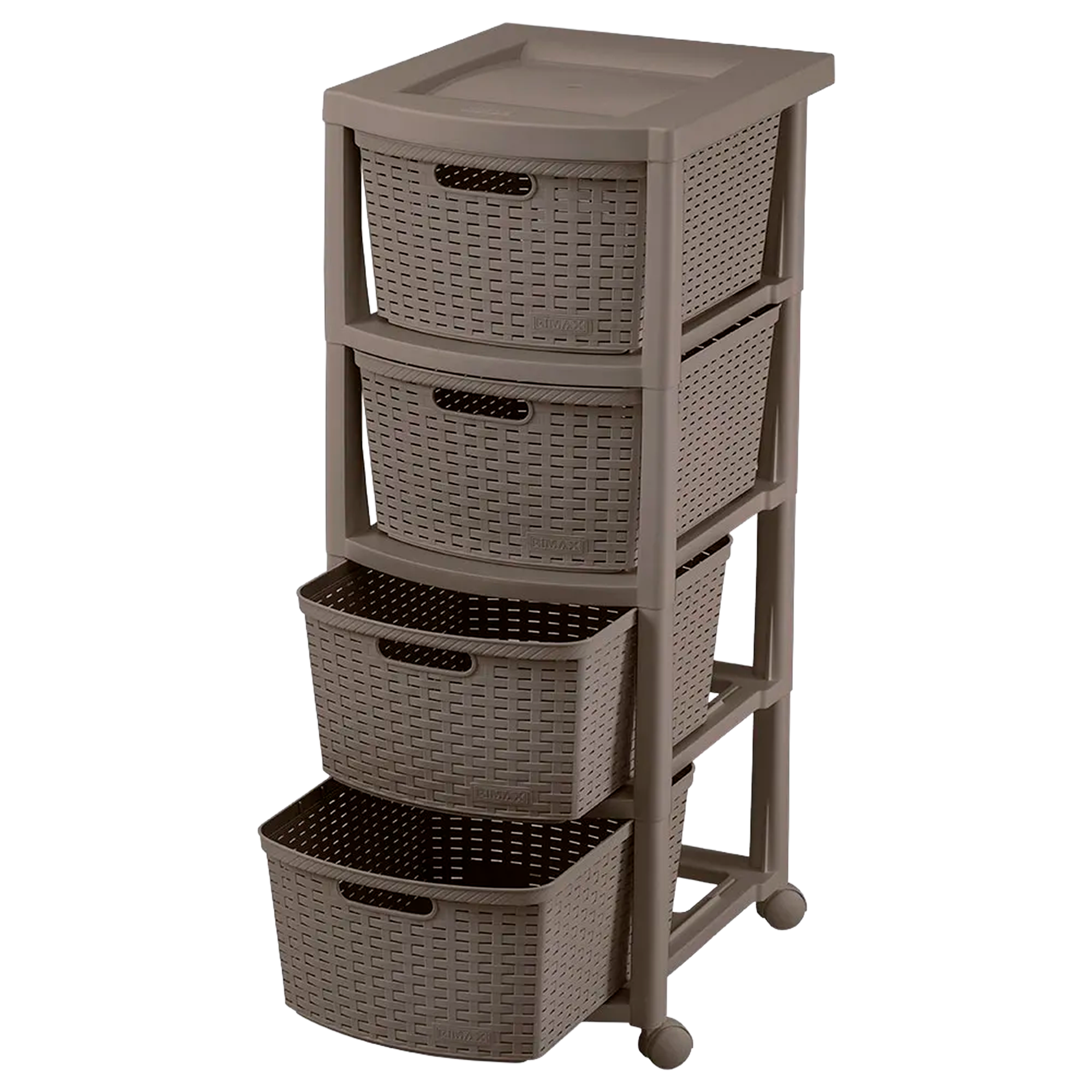 CAJONERO RATTAN 4G MOCCA RIMAX