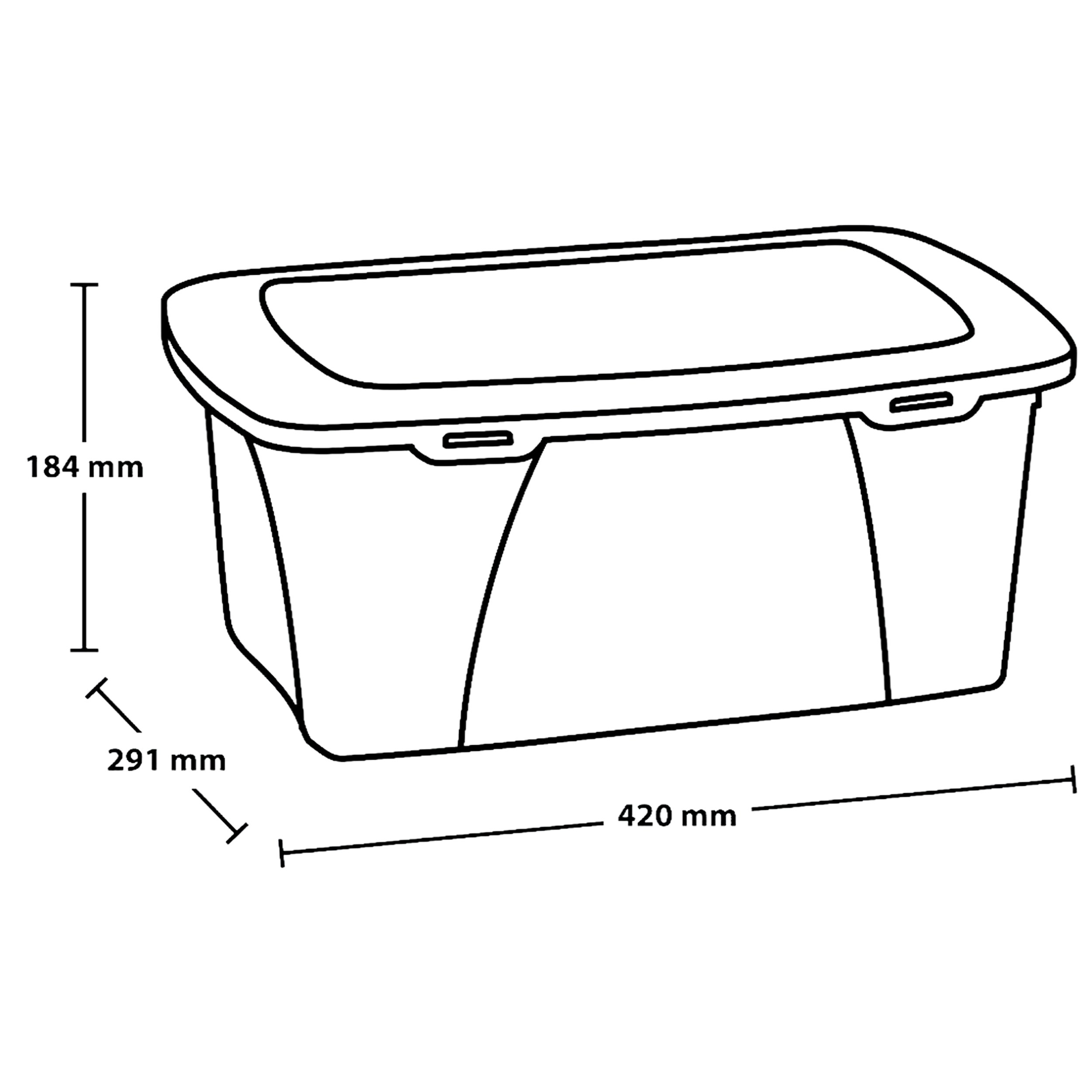 CAJA MULTIUSO 12L NATURAL RIMAX