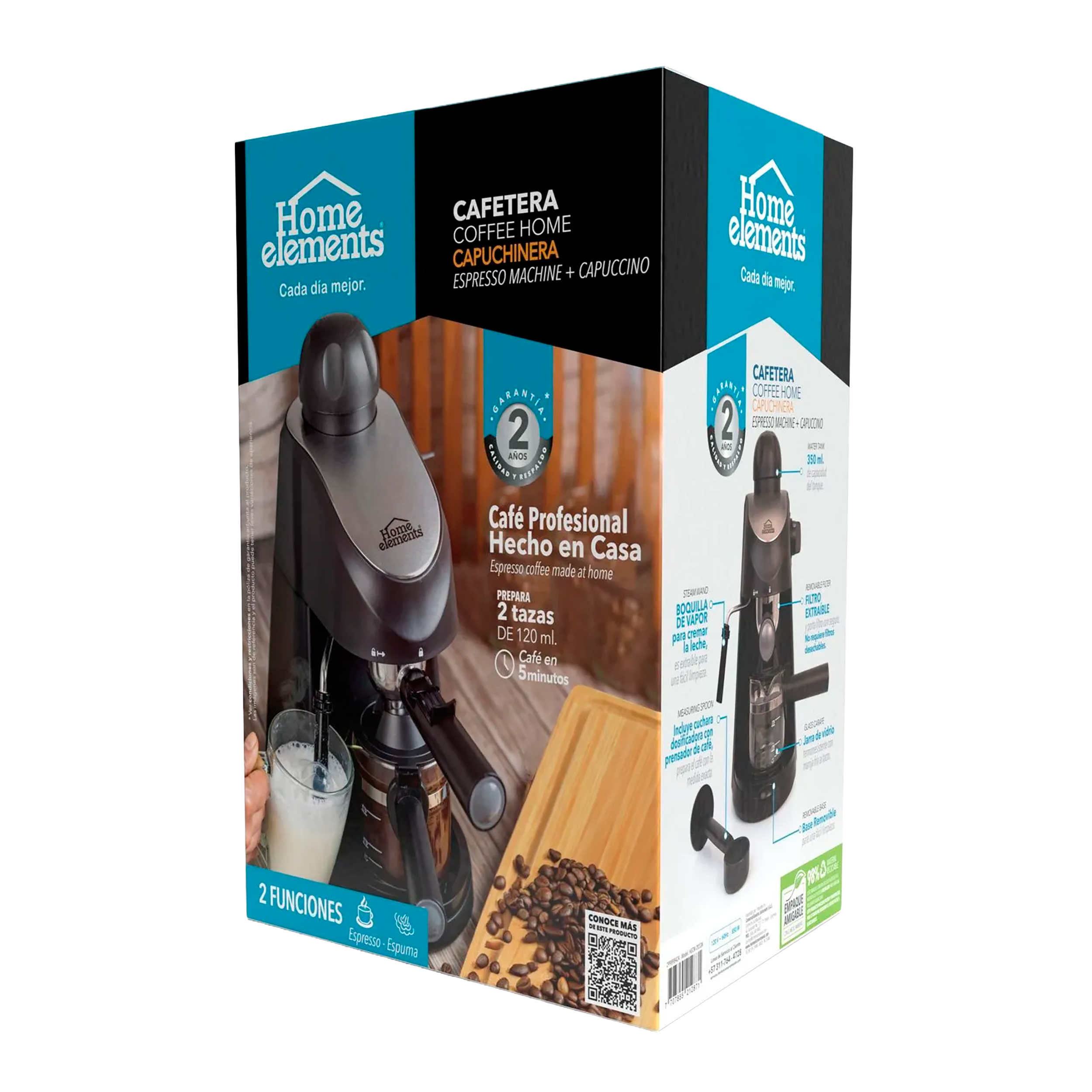 CAFETERA COFFE-CAPUCHERINA HECM-2033N
