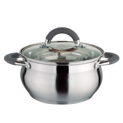 OLLA 24CM C/TAPA A/INOX ACC SILICONADA