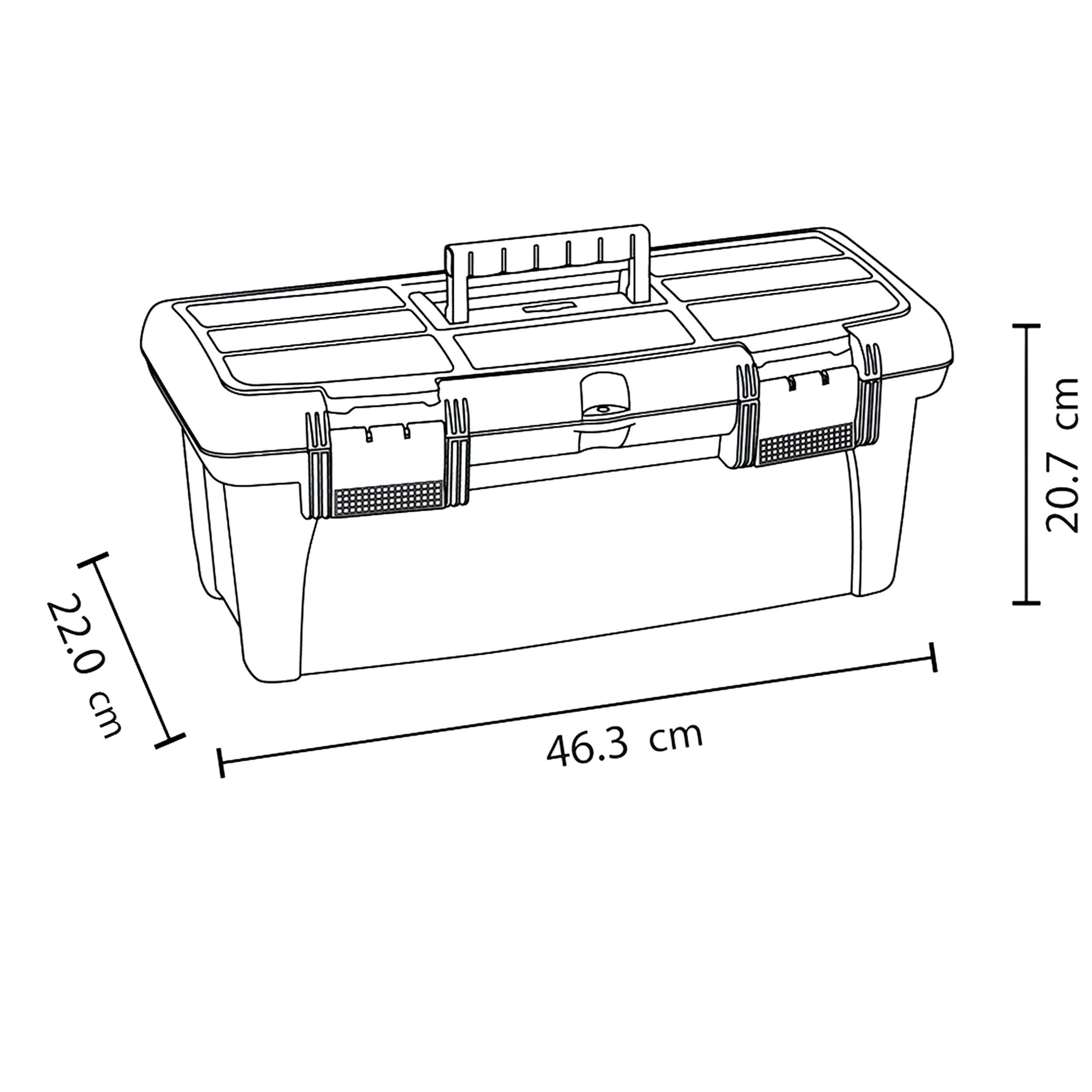 CAJA ORGANIZADORA VANITY 18 ROSAD RIMAX