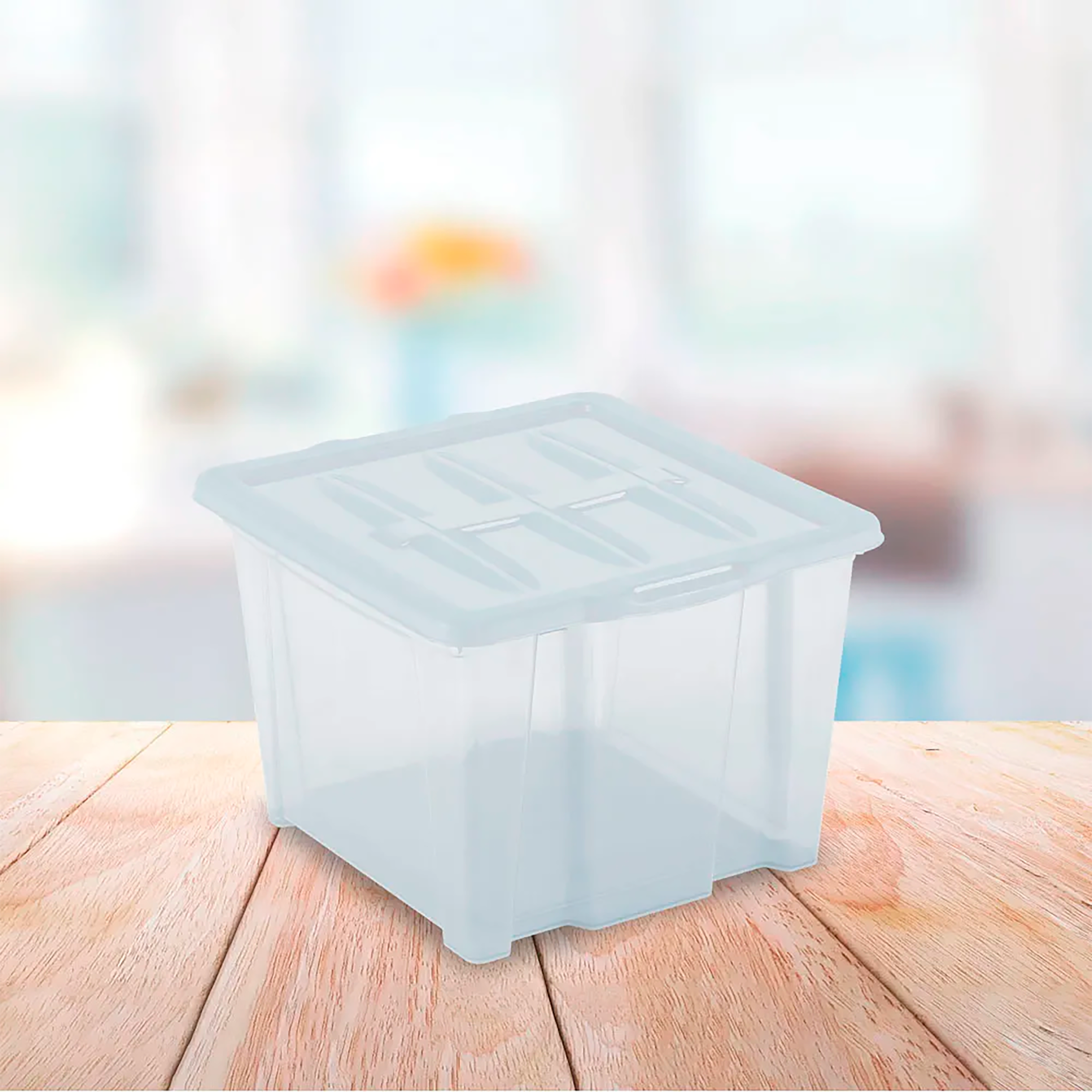 Caja Apilable de 30 Litros Natural RIMAX
