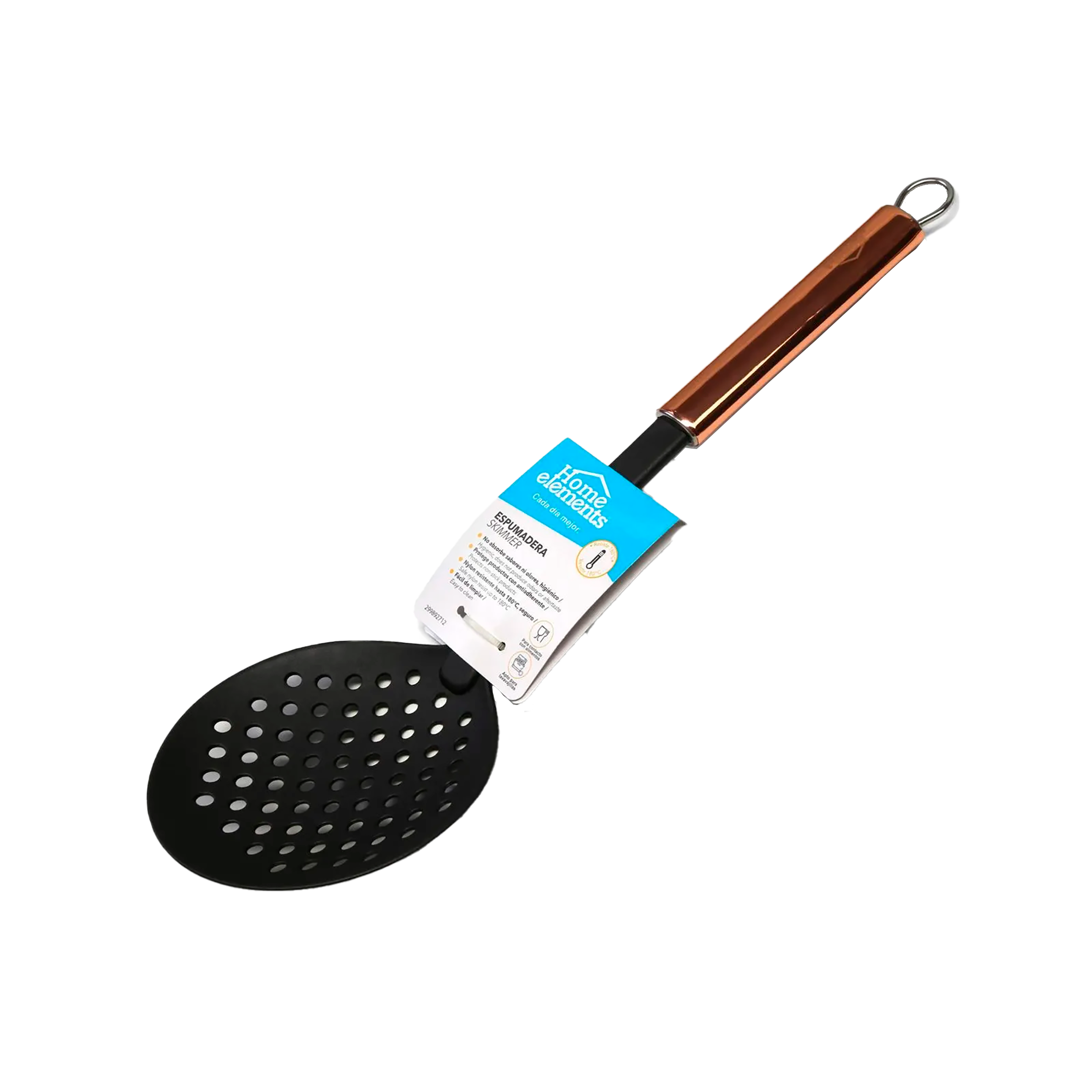 Espumadera Nylon Mango Acero - Cobre 299895059 Home Elements