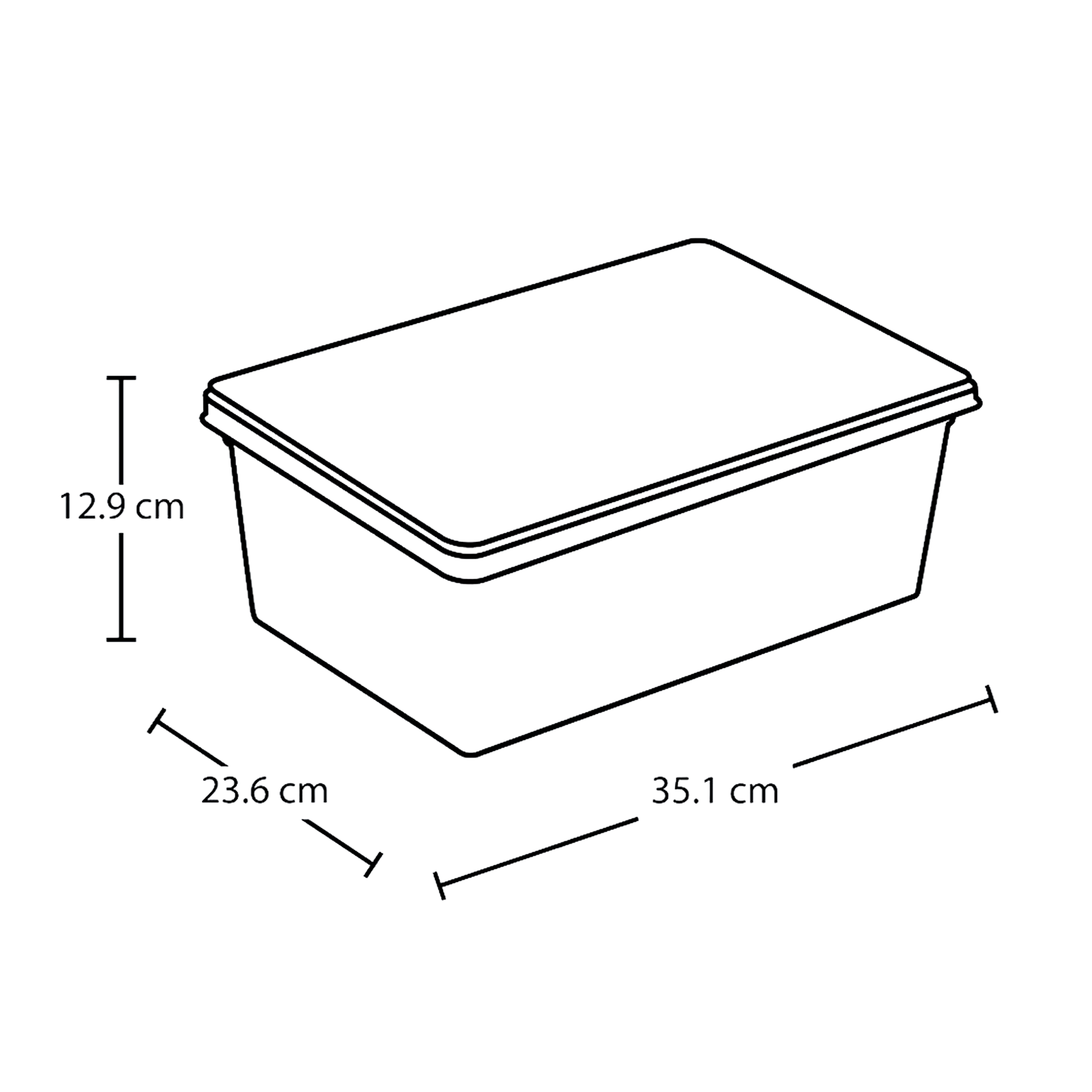 CAJA ULTRALIVIANA 6L NATURAL RIMAX