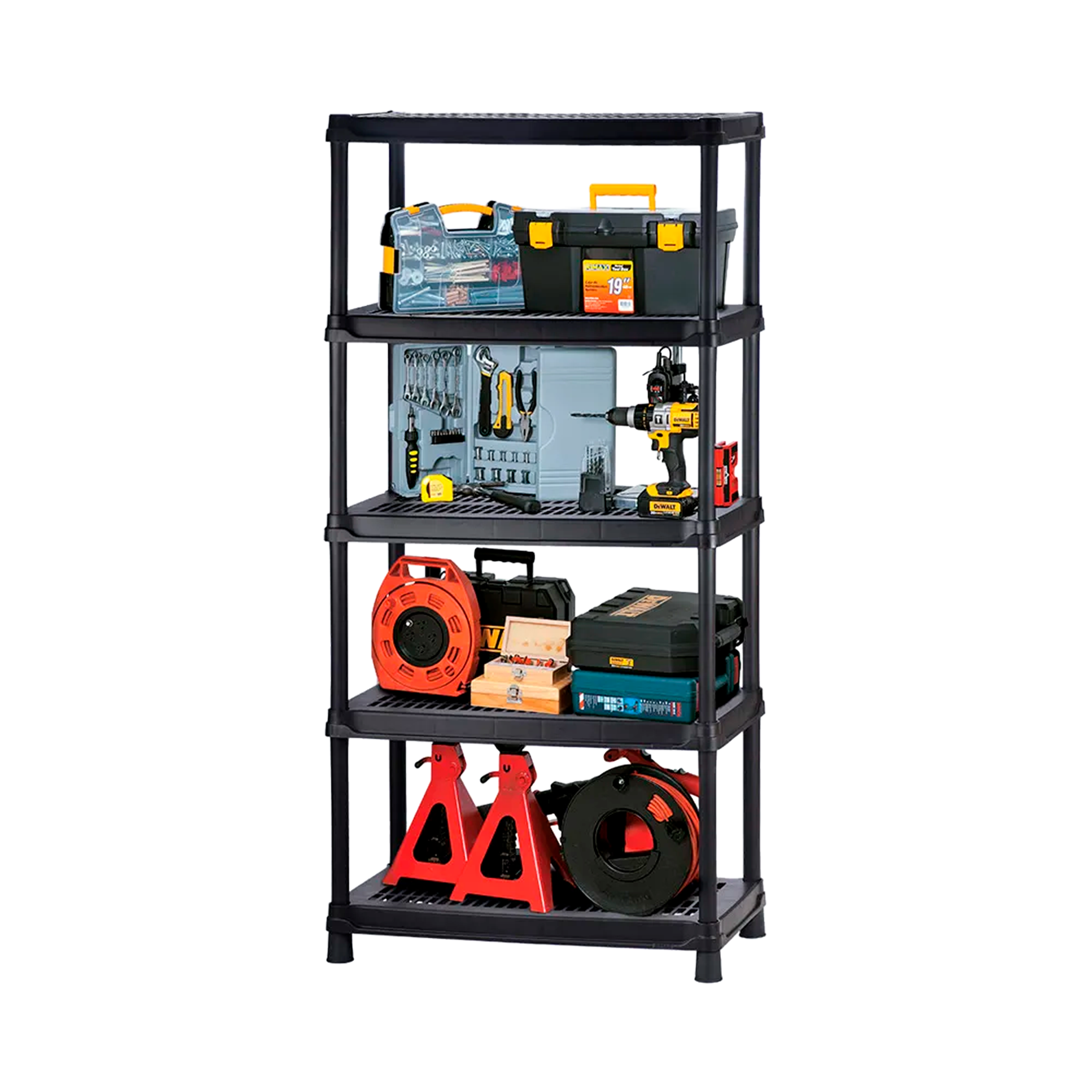 ESTANTERIA VENT 18 5N NEGRO RIMAX
