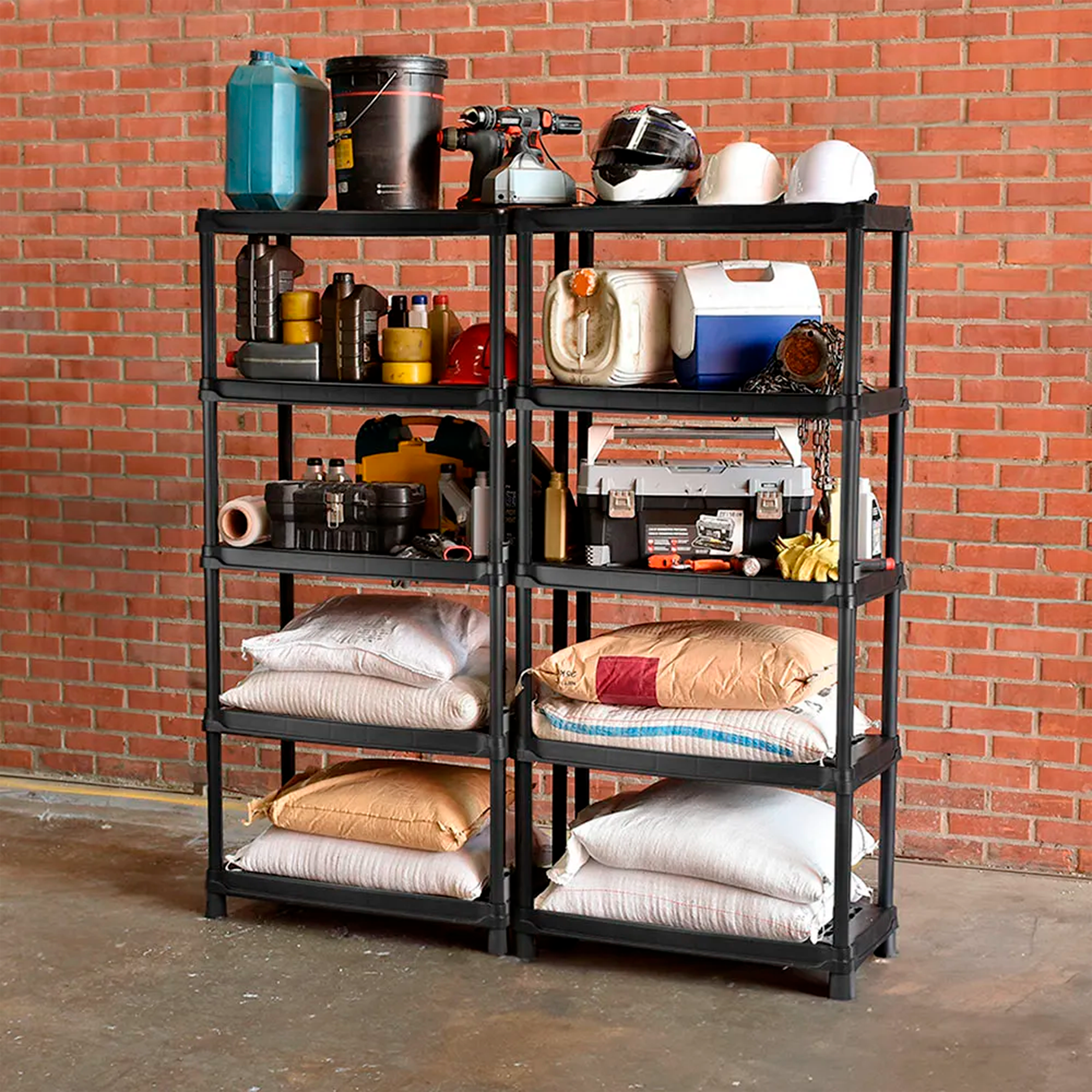 ESTANTERIA VENT 18 5N NEGRO RIMAX