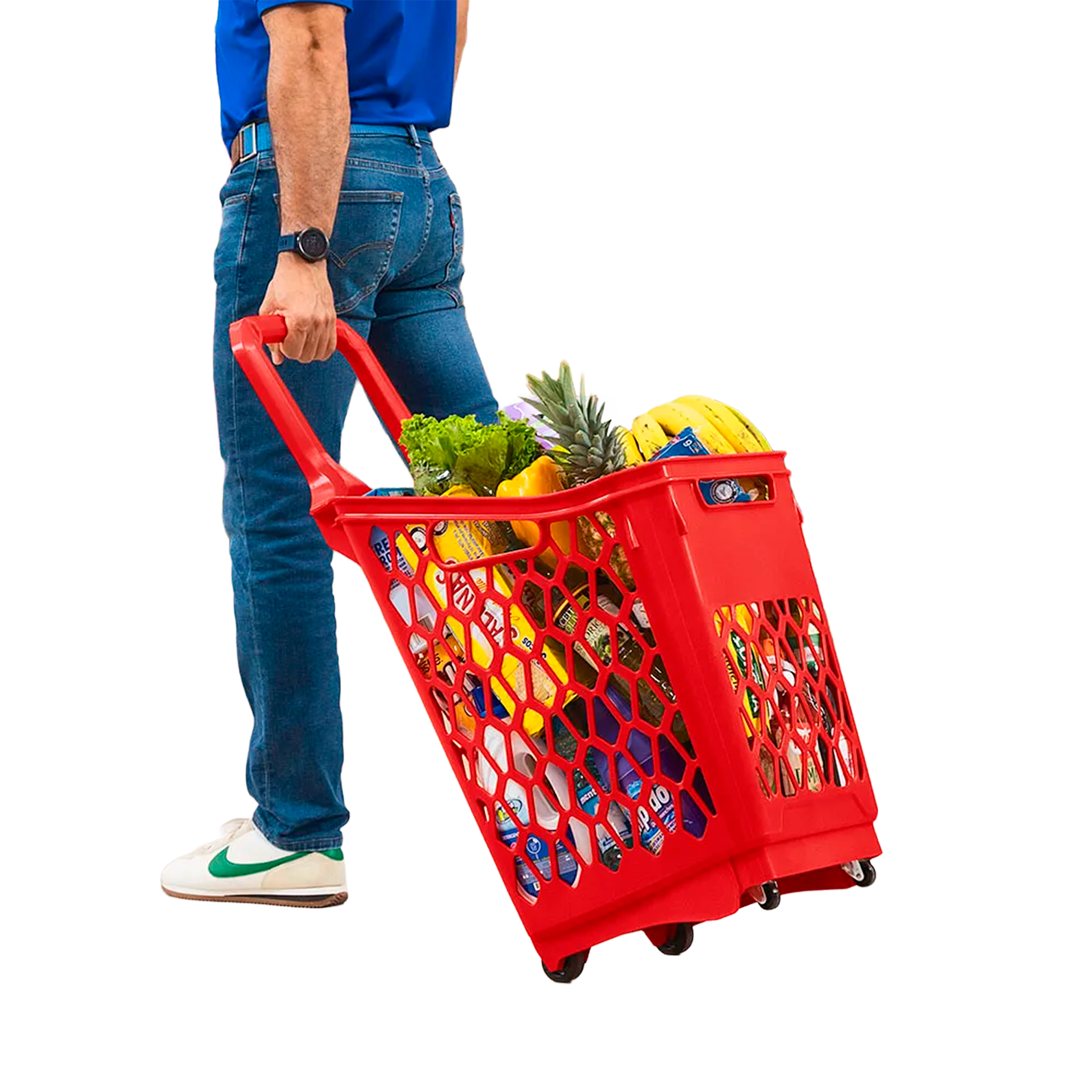 CESTA TRANSPORTADORA 65L ROJA RIMAX