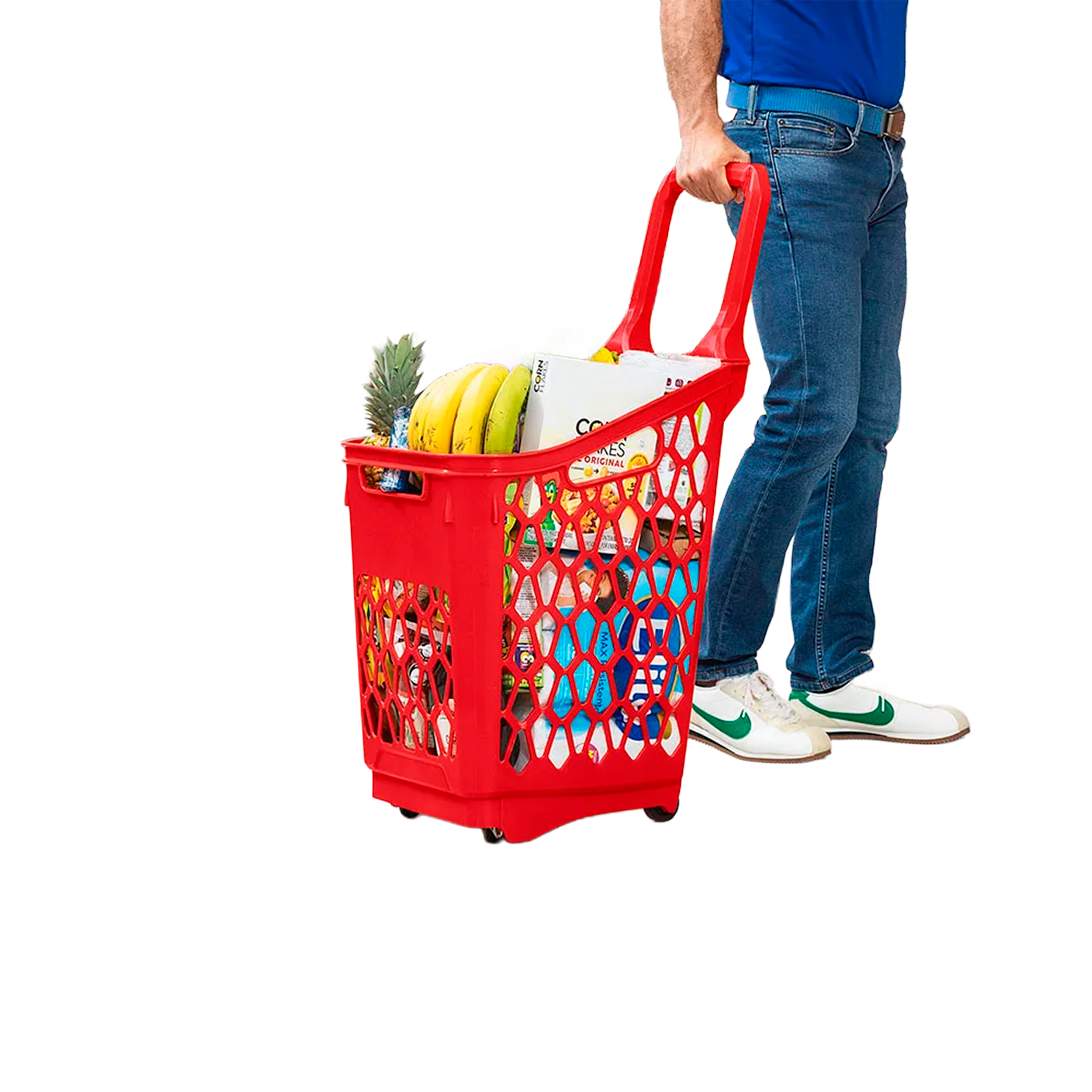 CESTA TRANSPORTADORA 65L ROJA RIMAX