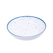 PLATO HONDO 19CM GRANITO GRIS AZUL