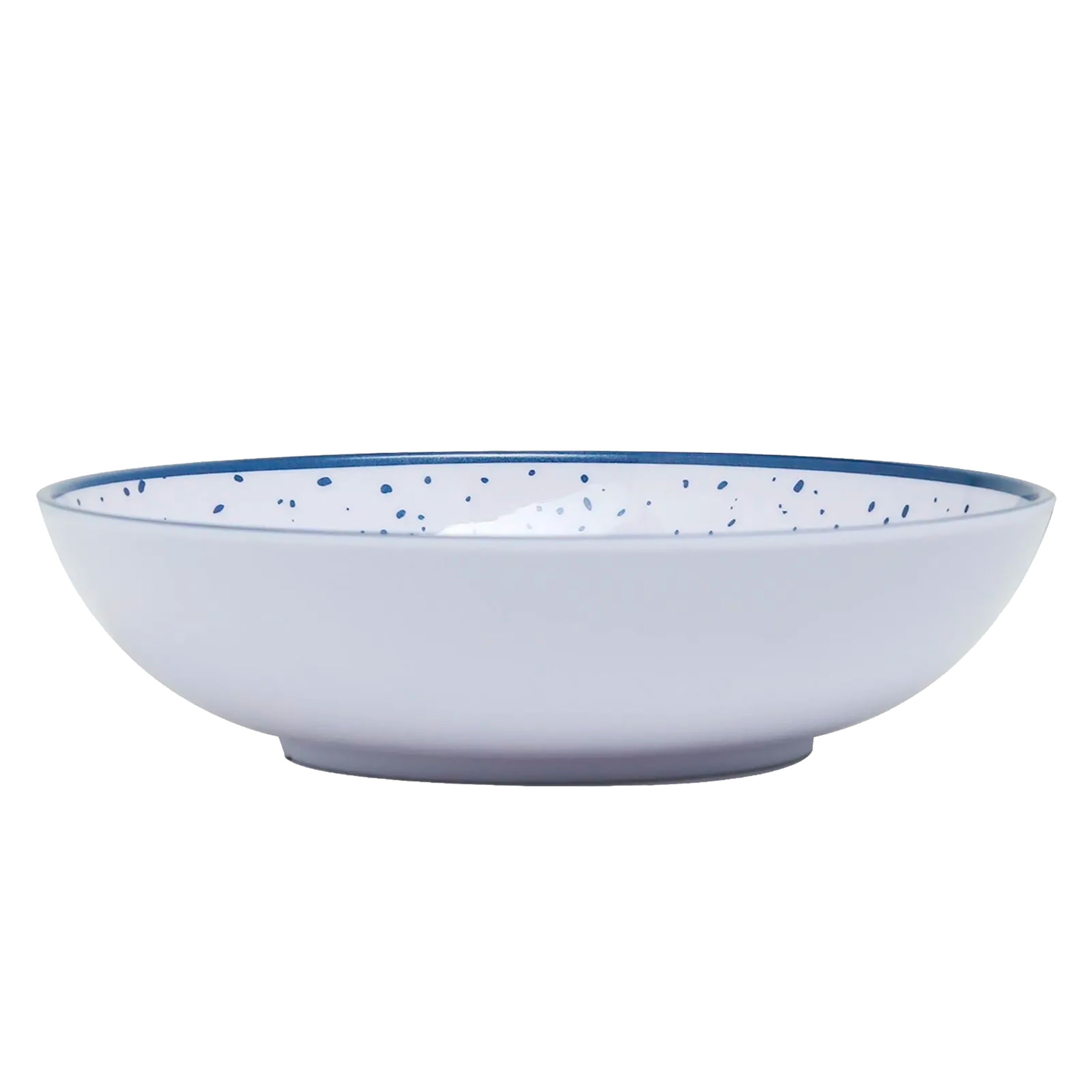 PLATO HONDO 19CM GRANITO GRIS AZUL