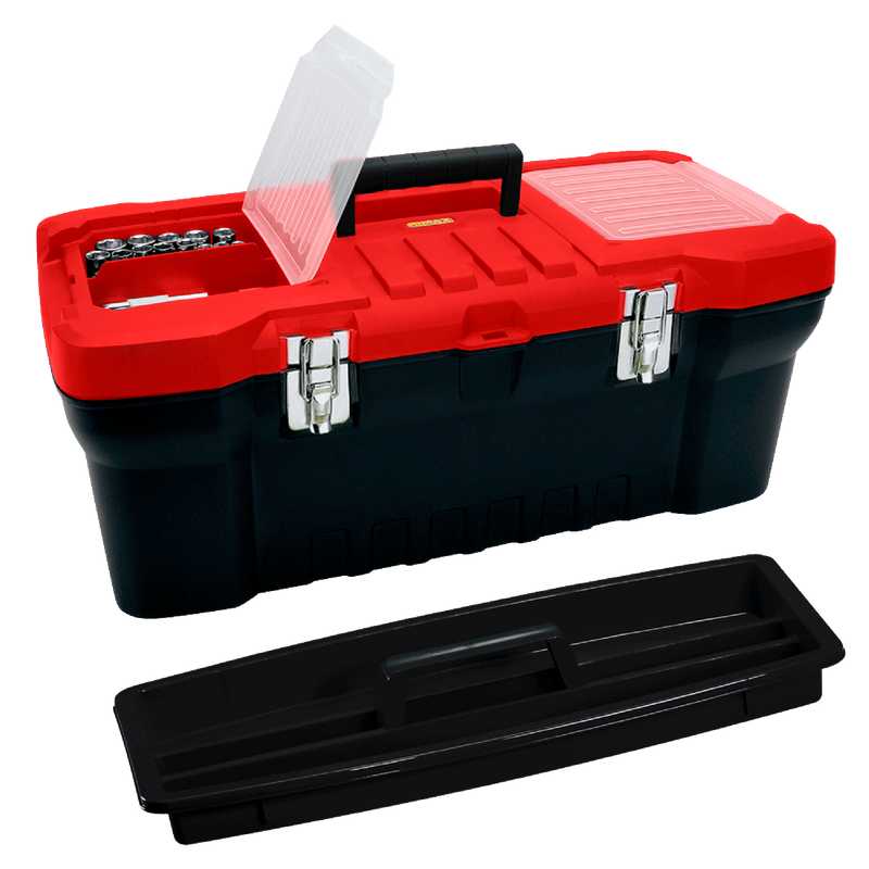 CAJA HERRAMIENTAS 20 TO CM NEG/ROJ RIMAX