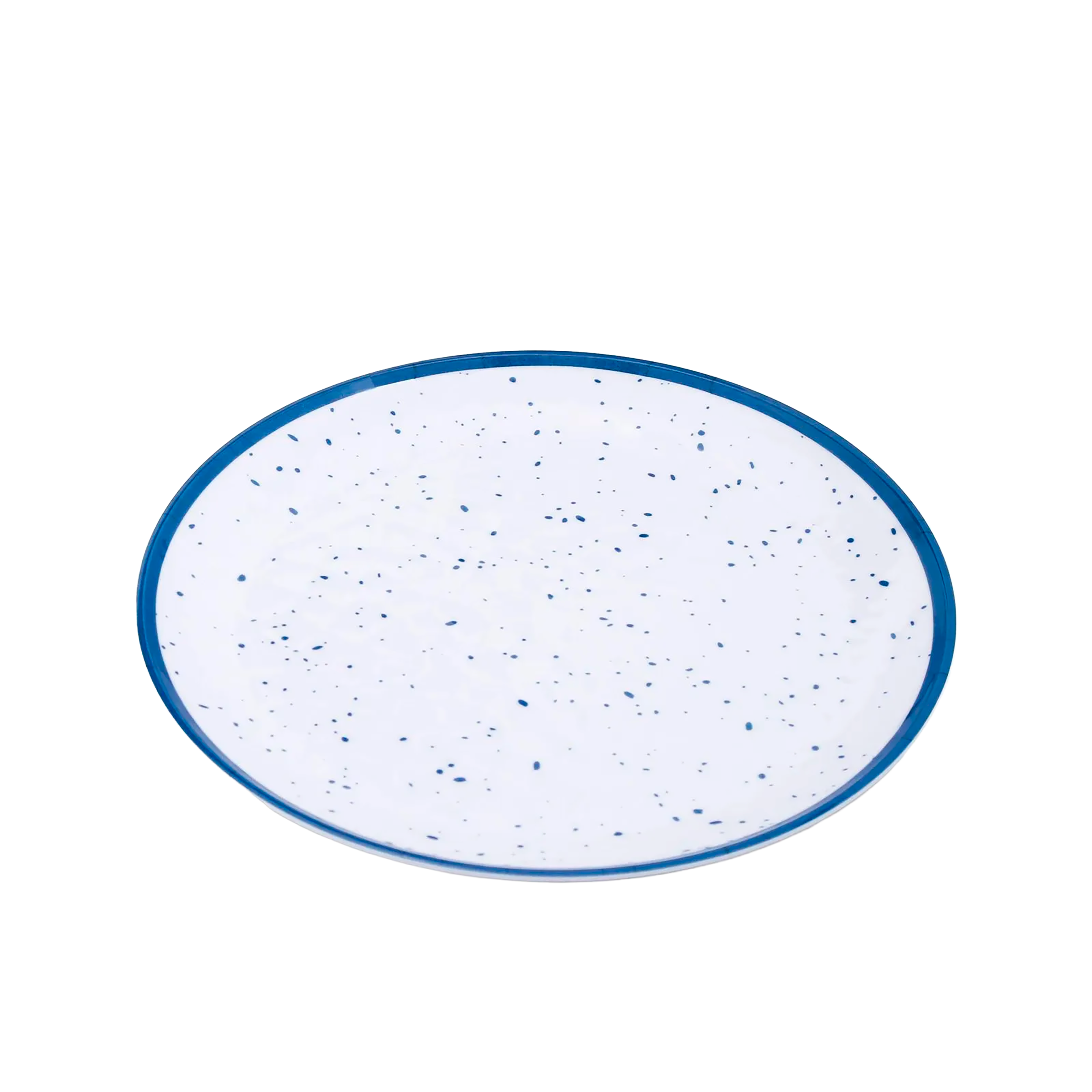 PLATO ENSALADA 22CM GRANITO GRIS AZUL