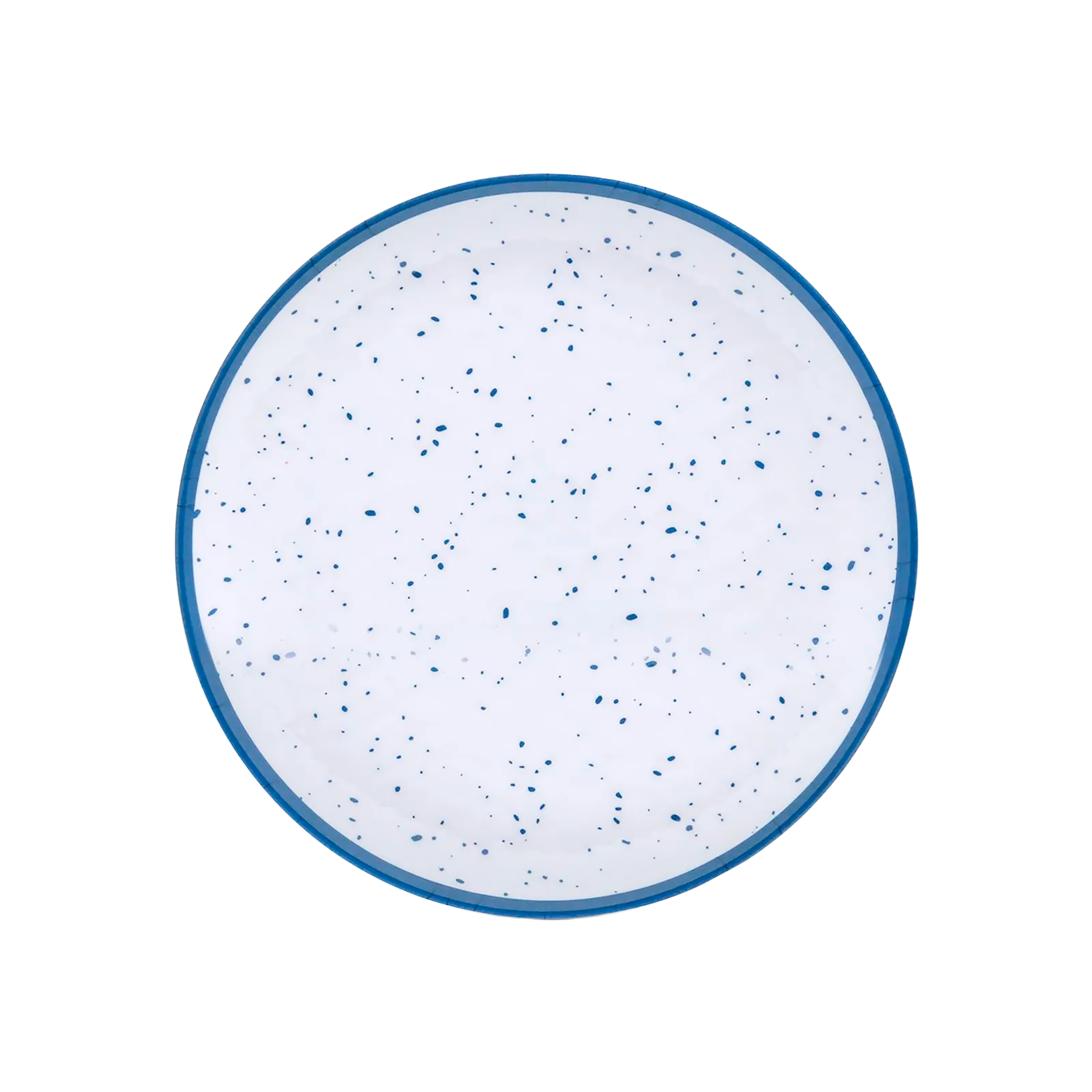 PLATO ENSALADA 22CM GRANITO GRIS AZUL
