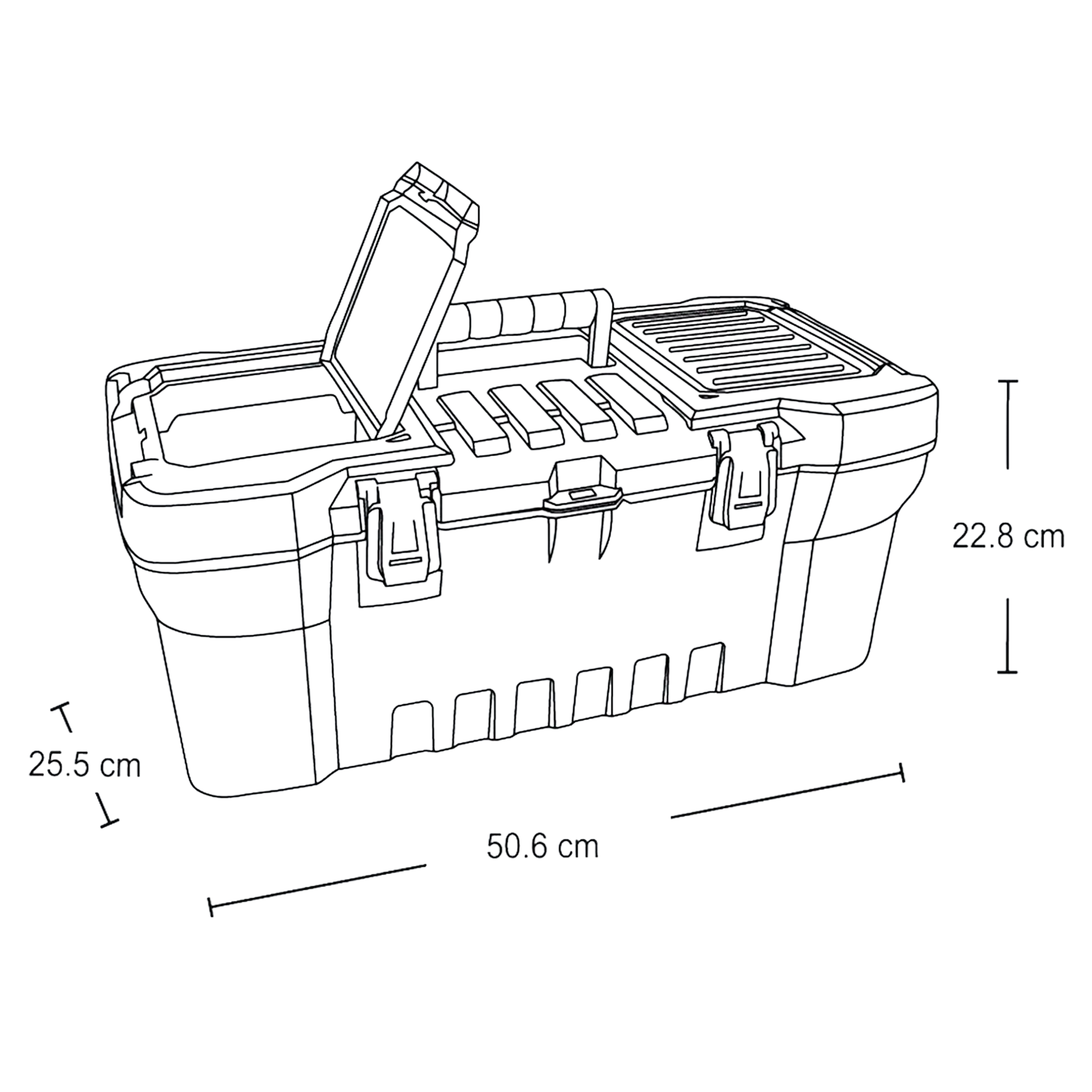 CAJA HERRAMIENTAS 20" CEPLASTICA RIMAX