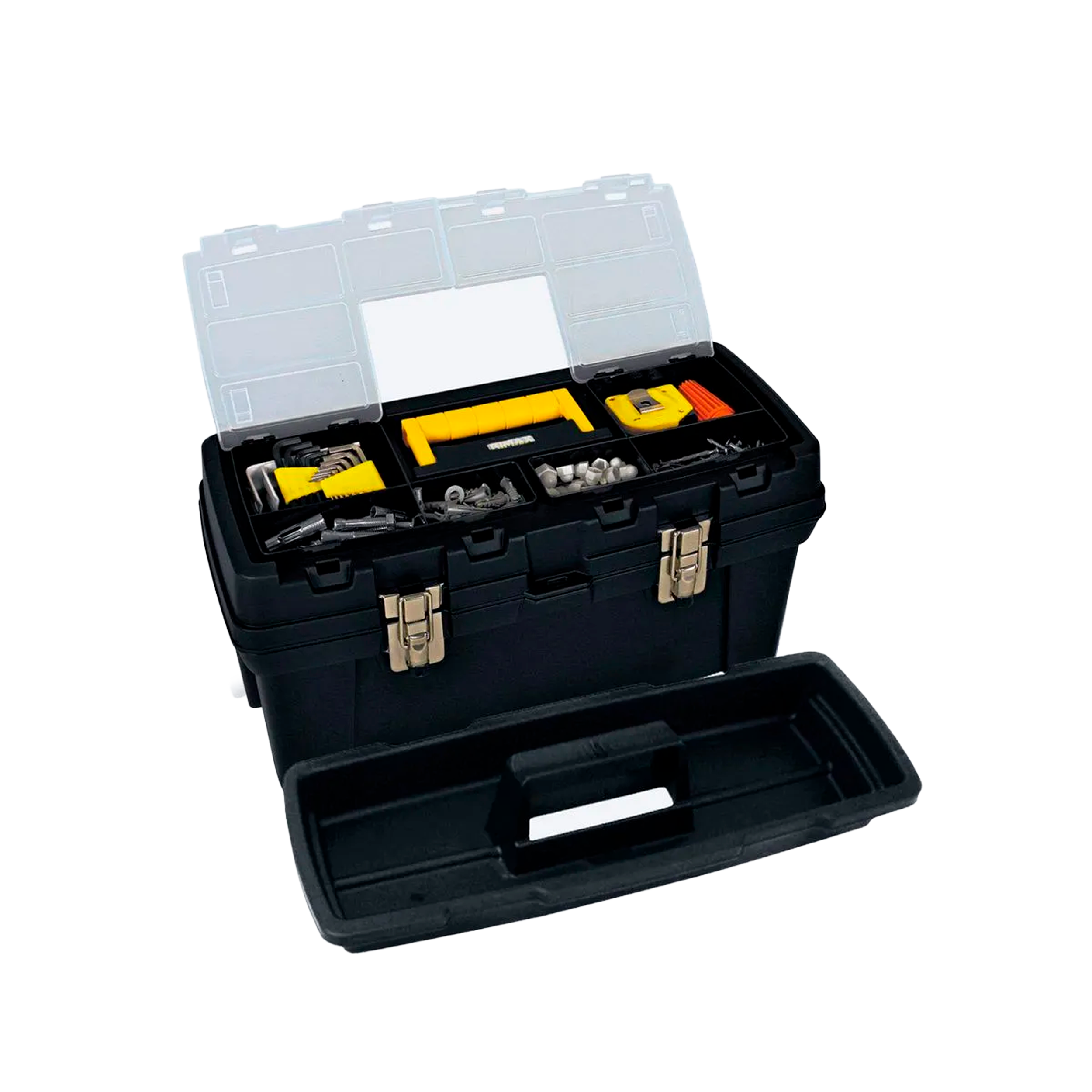 CAJA HERRAMIENTA 20" T/PANAL NEG C/METAL