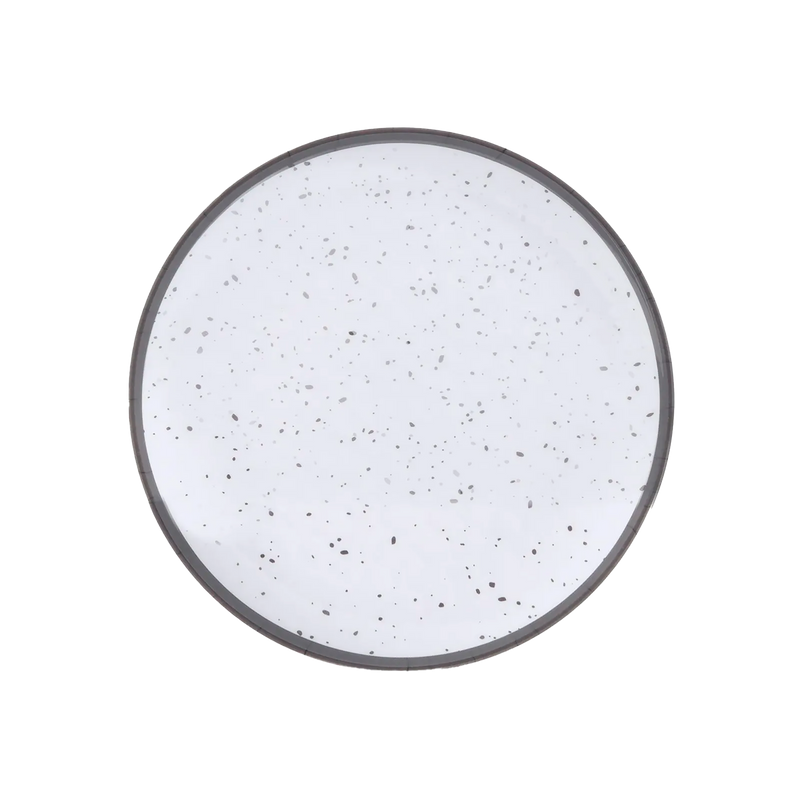 PLATO ENSALADA 22CM GRANITO GRIS