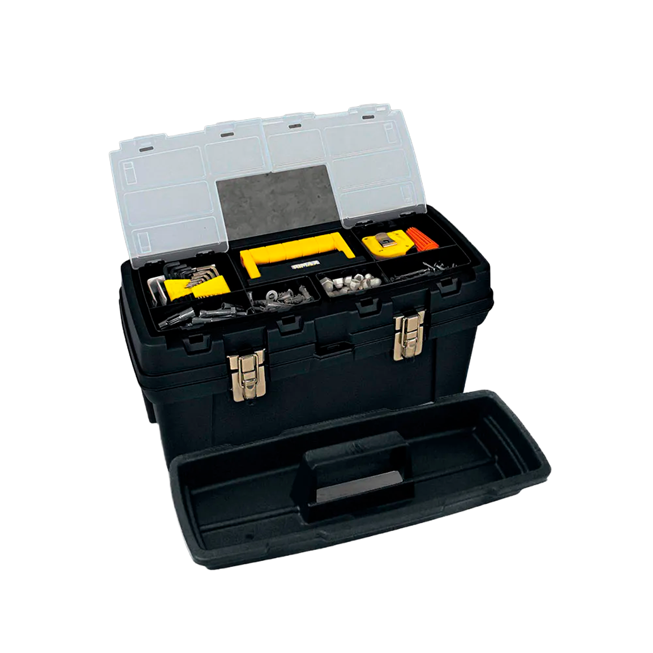 CAJA HERRAMIENTA 20" T/PANAL NEG C/METAL