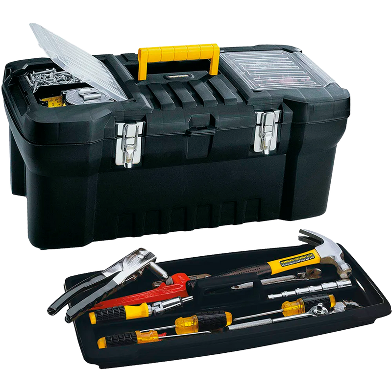 CAJA HERRAMIENTAS 24 TO CM NEGRO RIMAX