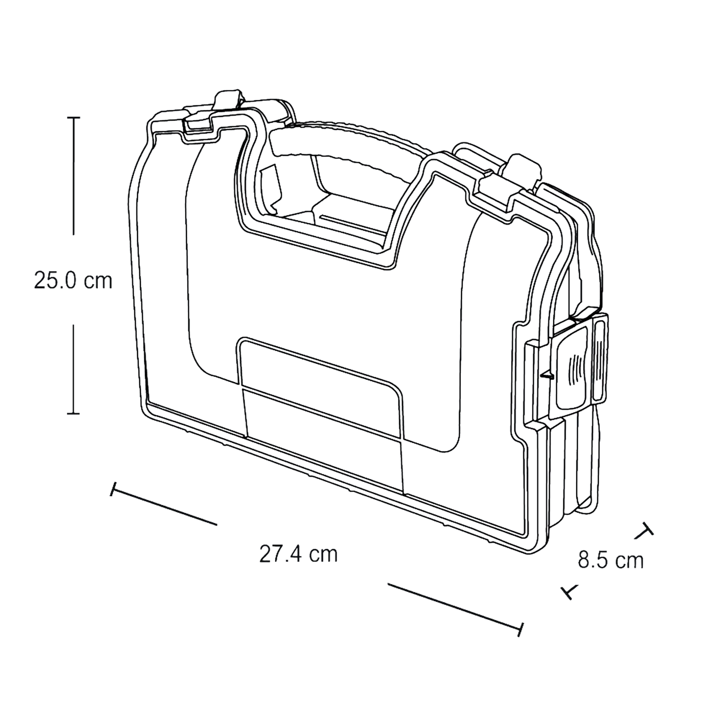 CAJA ORGANIZADORA 380DOBLE PLEGABLE NG R
