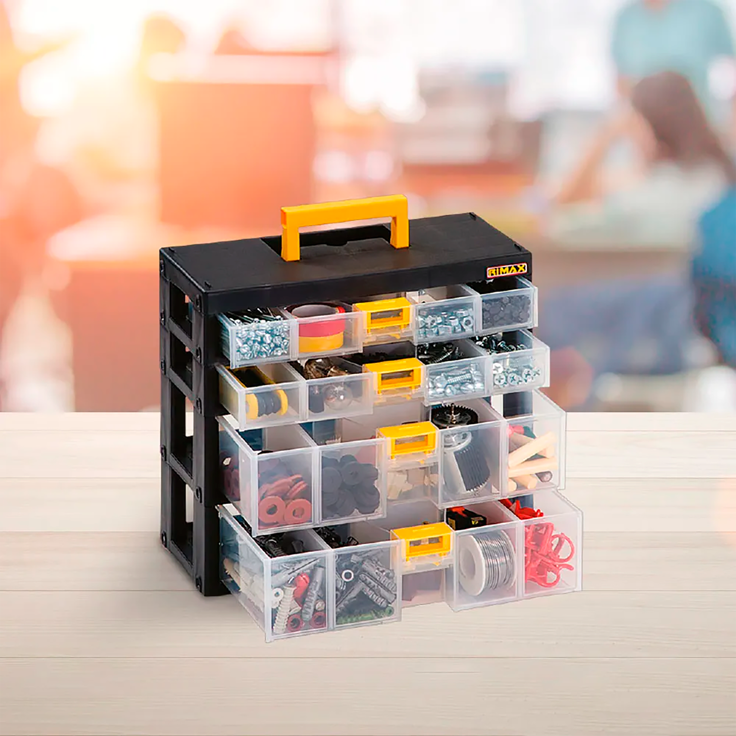 ORGANIZADOR MODULAR GAV 2X40+2X80 NEG