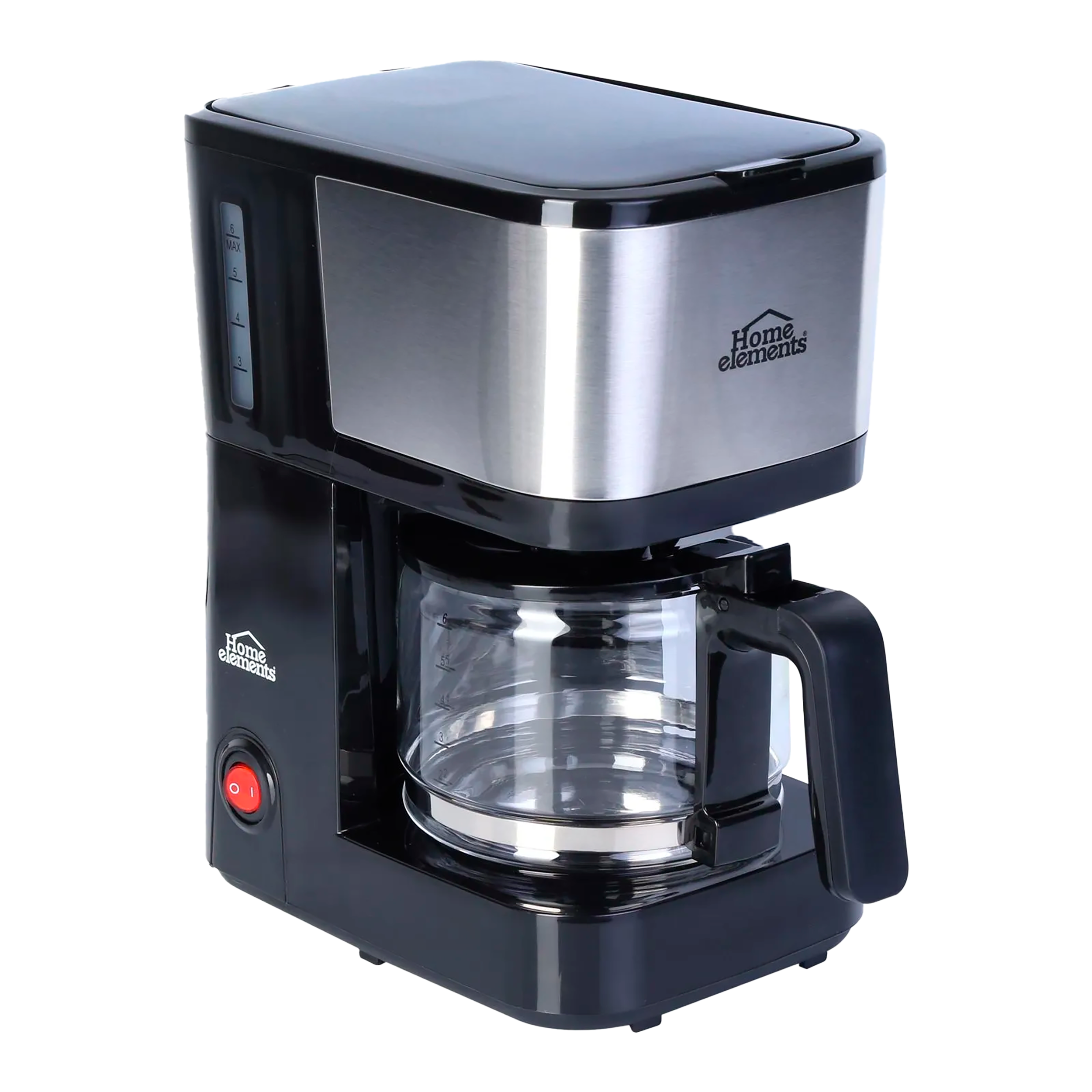 Cafetera 6 Tazas - Negro 299900065 Home Elements