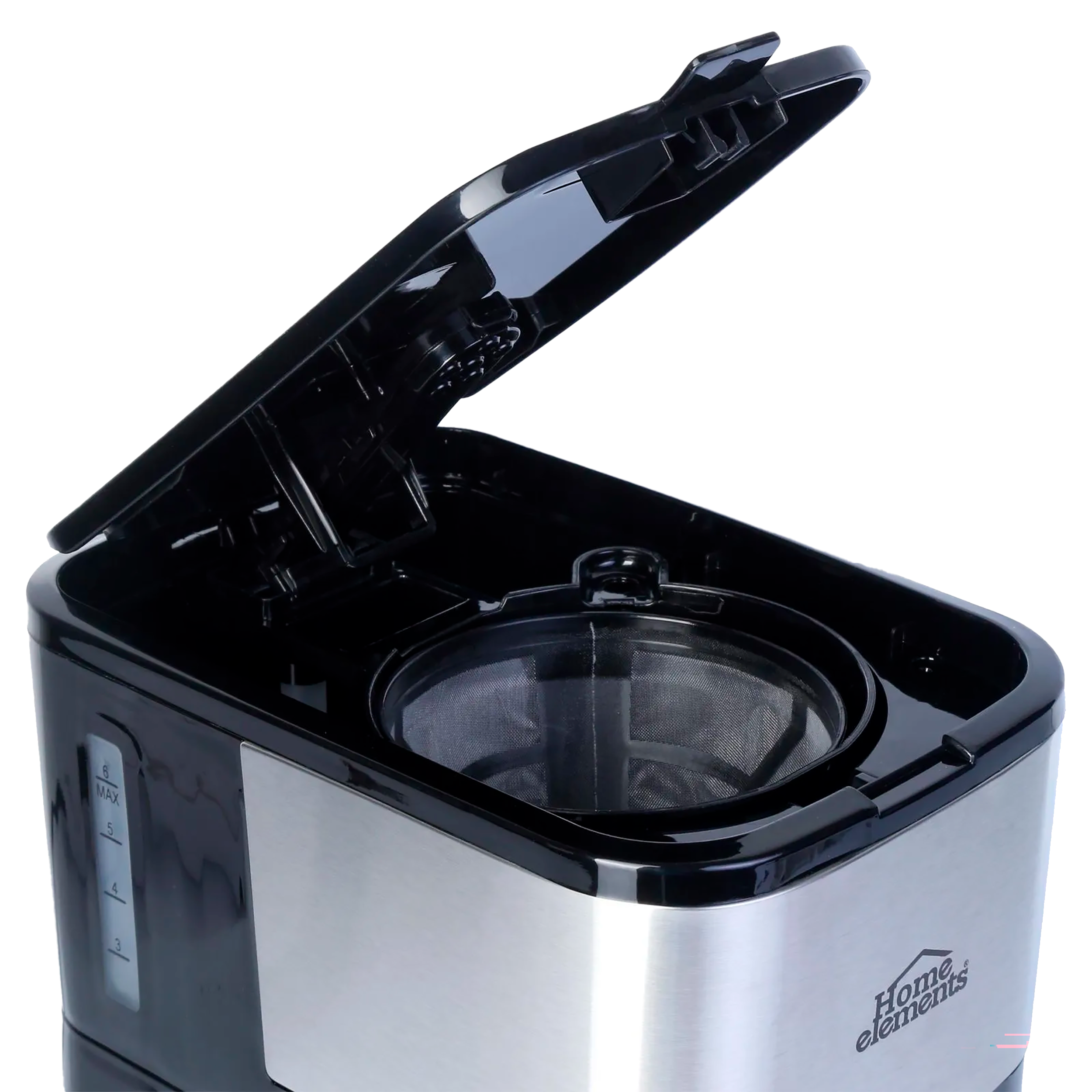 Cafetera 6 Tazas - Negro 299900065 Home Elements