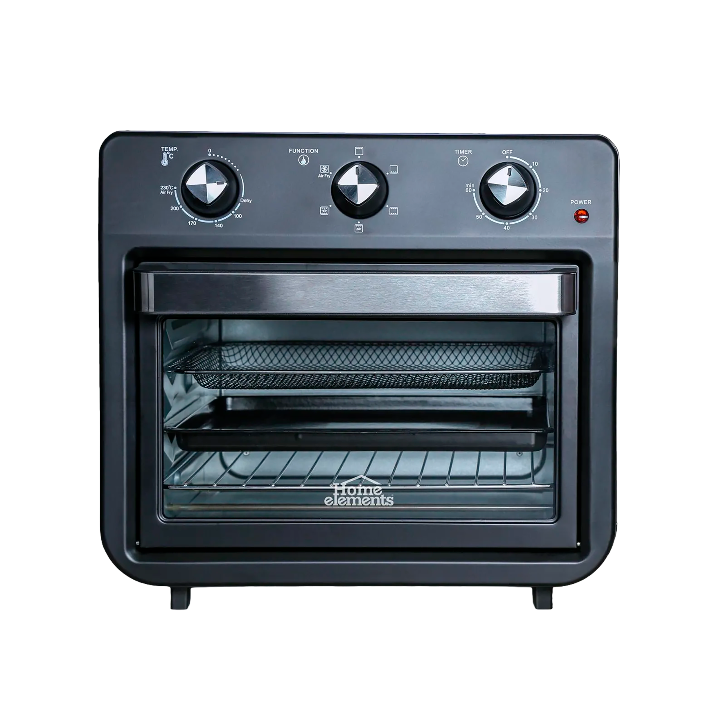 HORNO MULTI 7EN1 24L NEGRO HEMHF24N