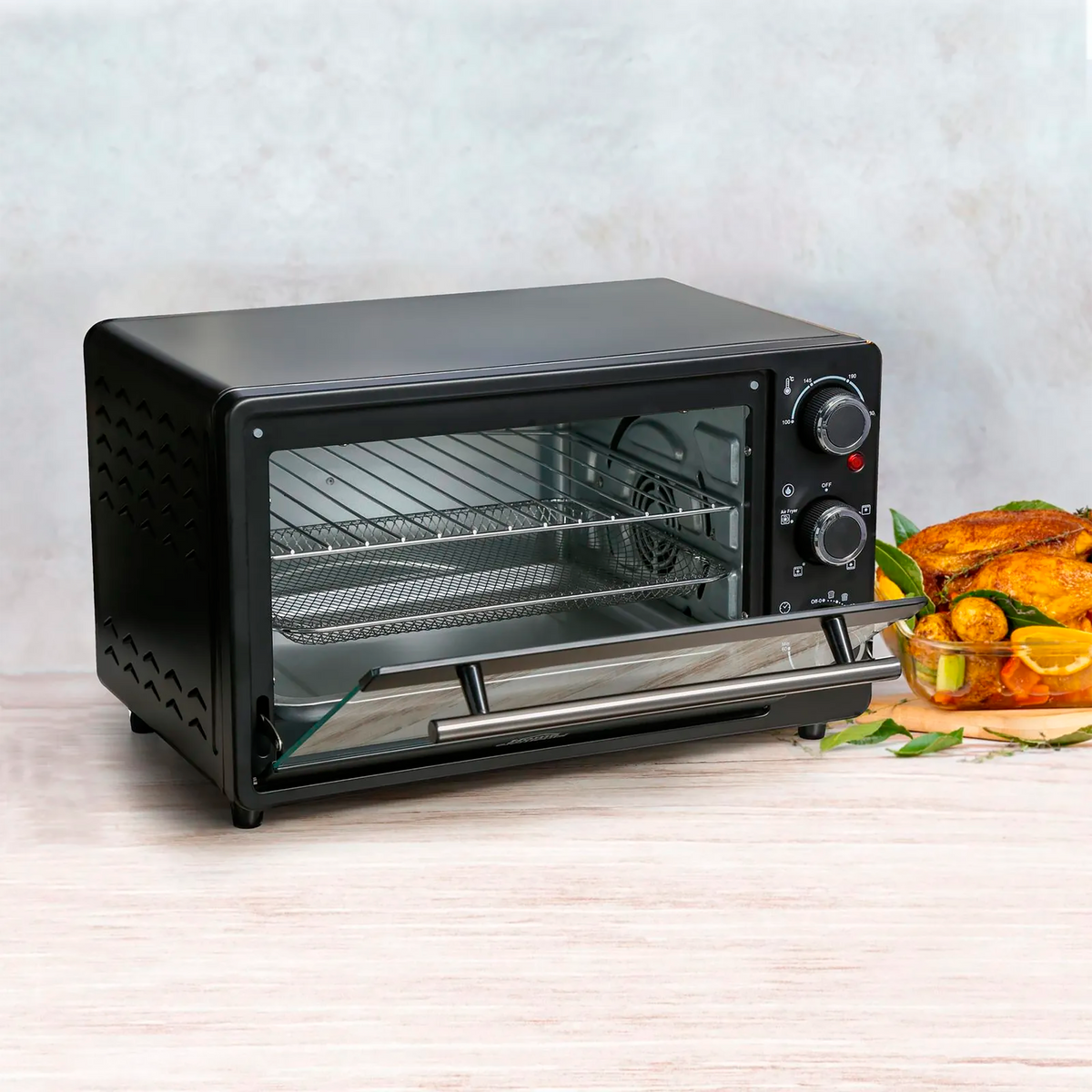 HORNO MULTIF 5EN1 NEGRO HEHCP23N