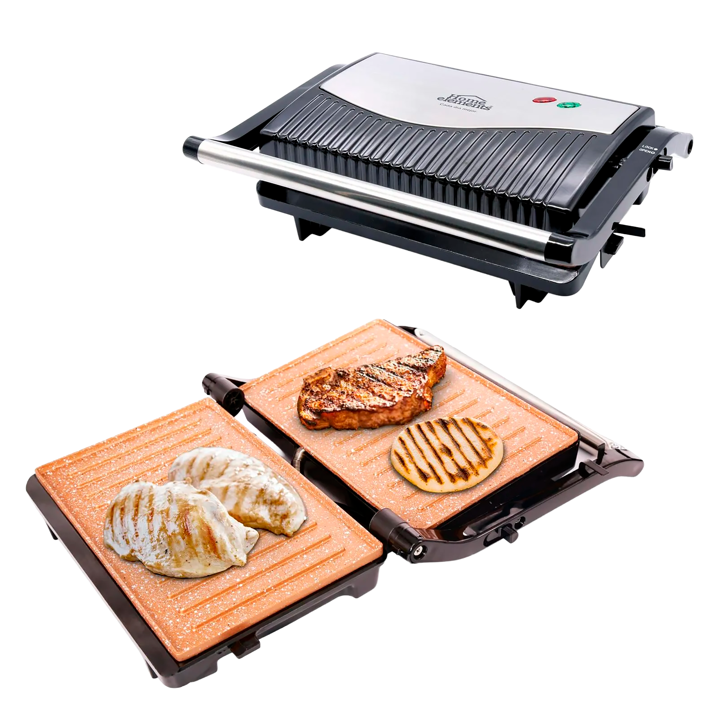 GRILL ASADOR PANINI HOME ELEMENT