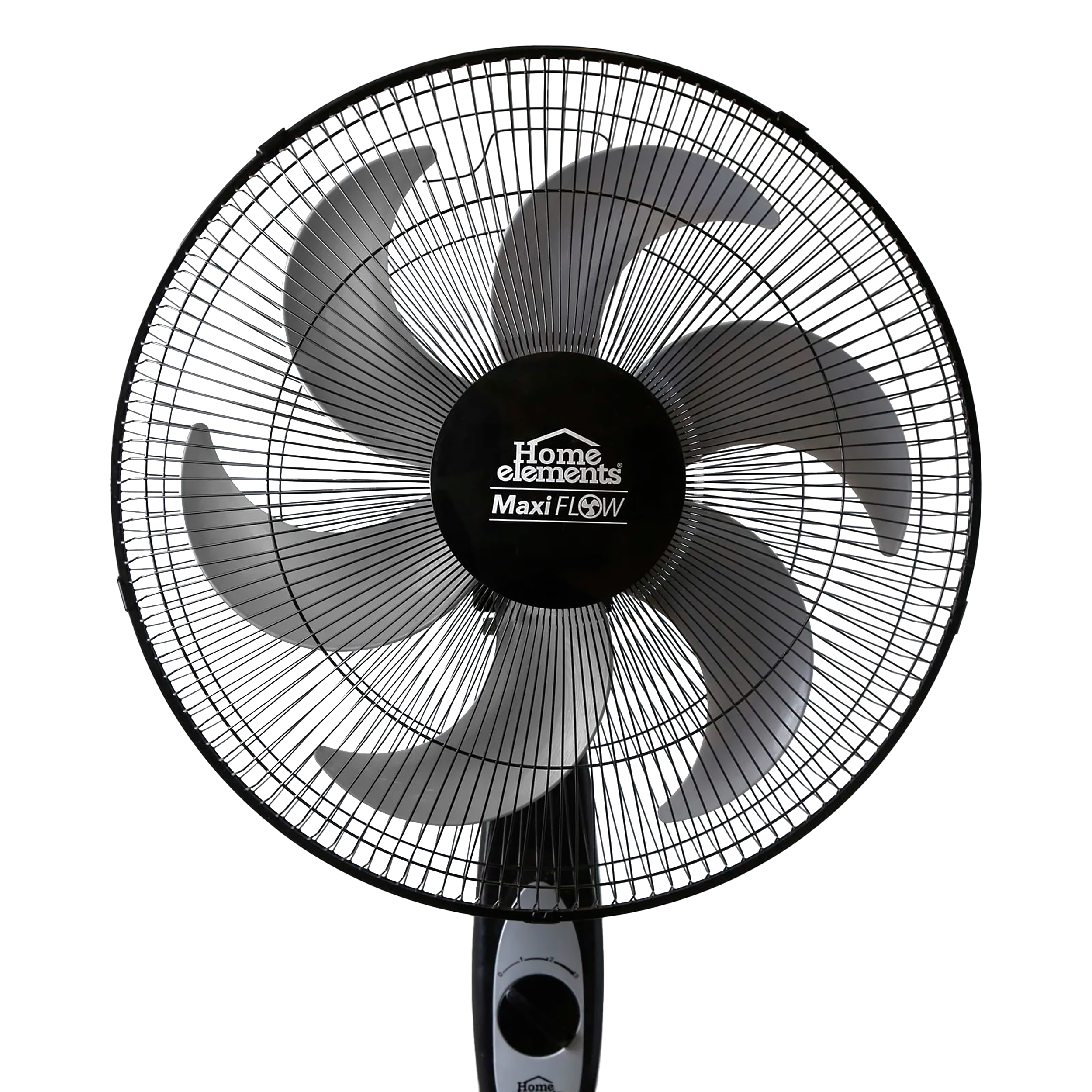 Ventilador Pedestal, Alta Potencia, Gran Velocidad, Negro, Maxi Flow Elite 299898321 Home Elements