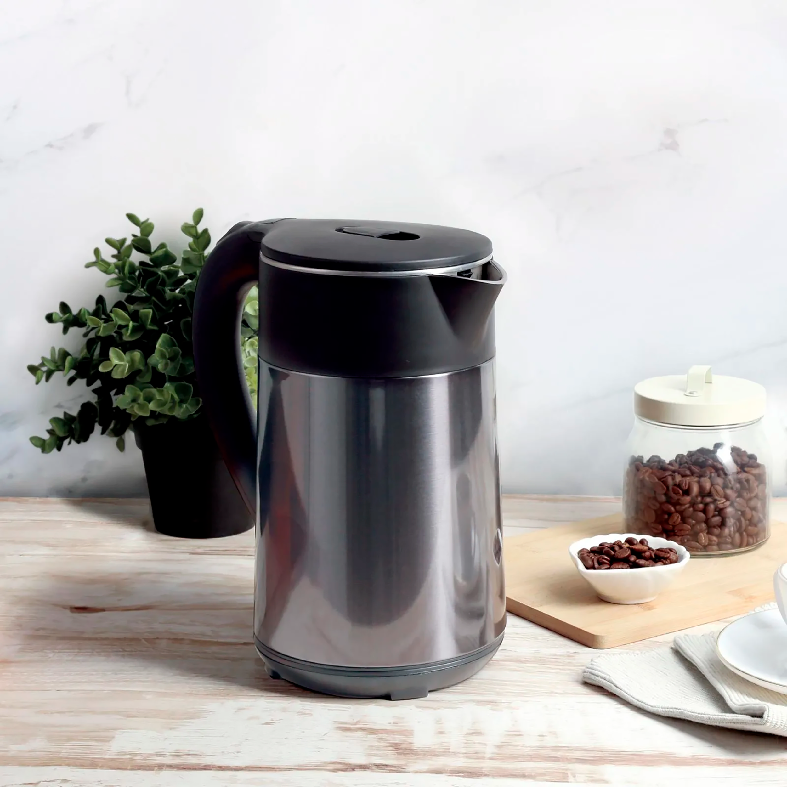 CAFETERA HERVIDORA 2 EN 1 HOME ELEMENTS