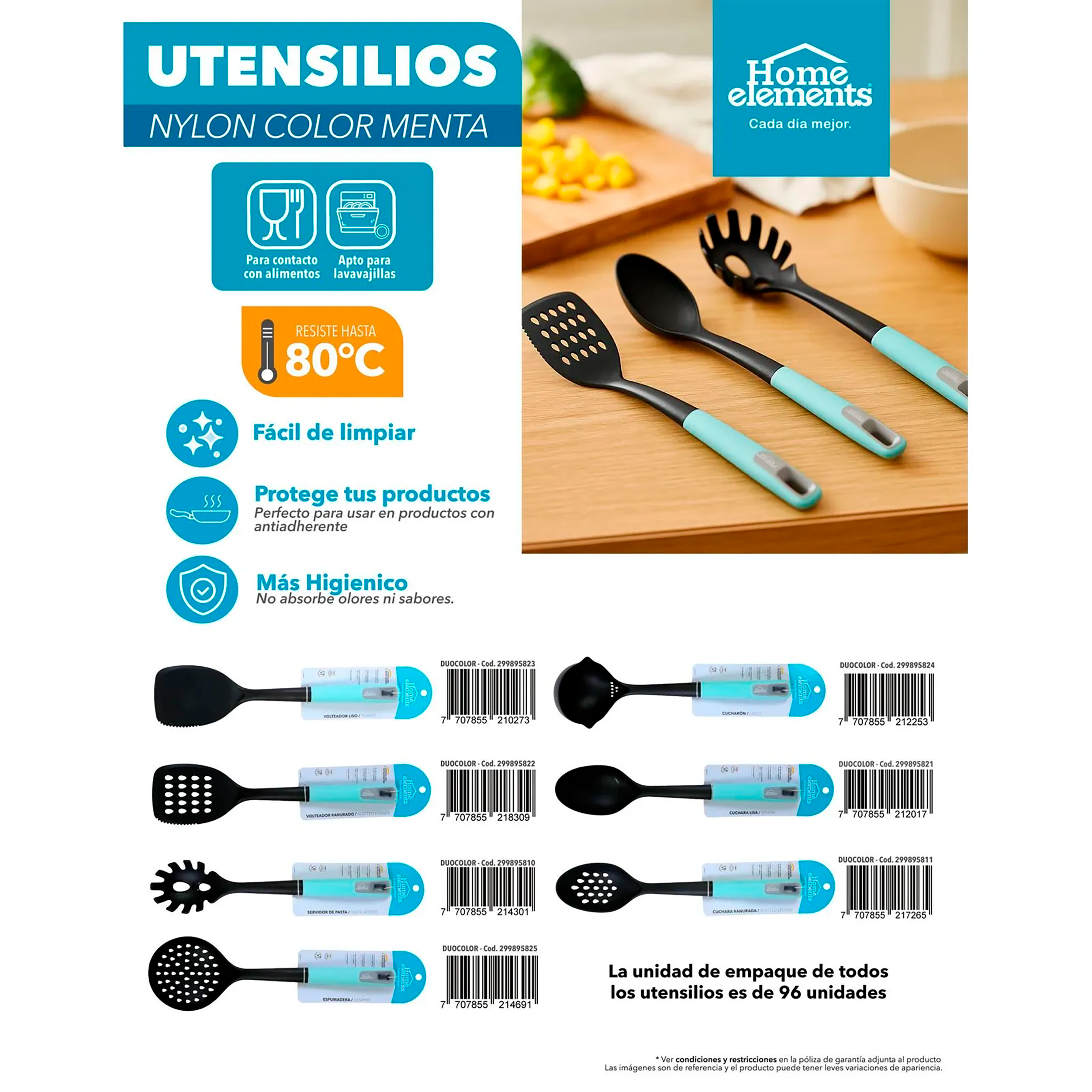 Cucharon Nylon Duocolor 299895824 Home Elements