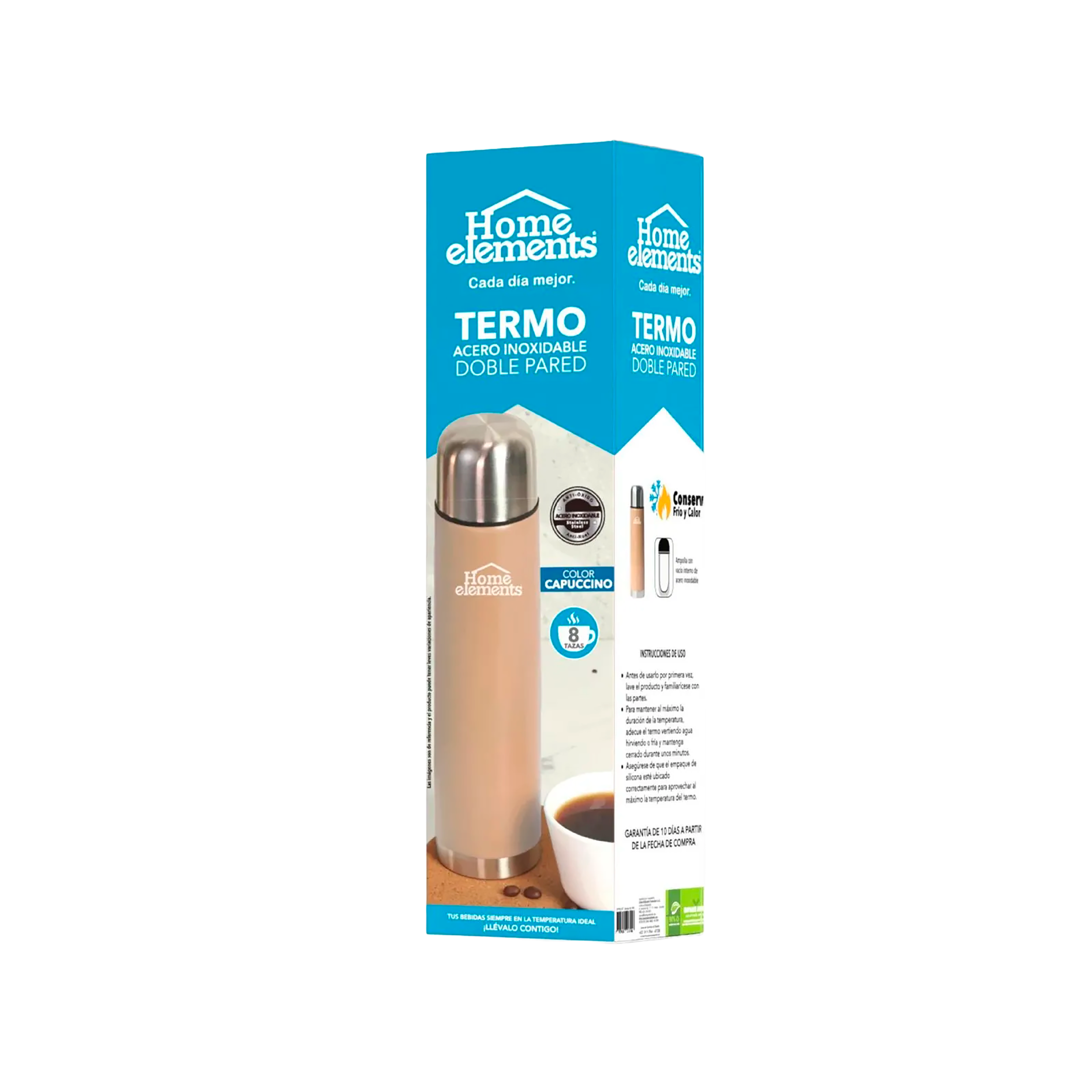 TERMO COLOR CAPPUCCINO 1,0 L HE-100C