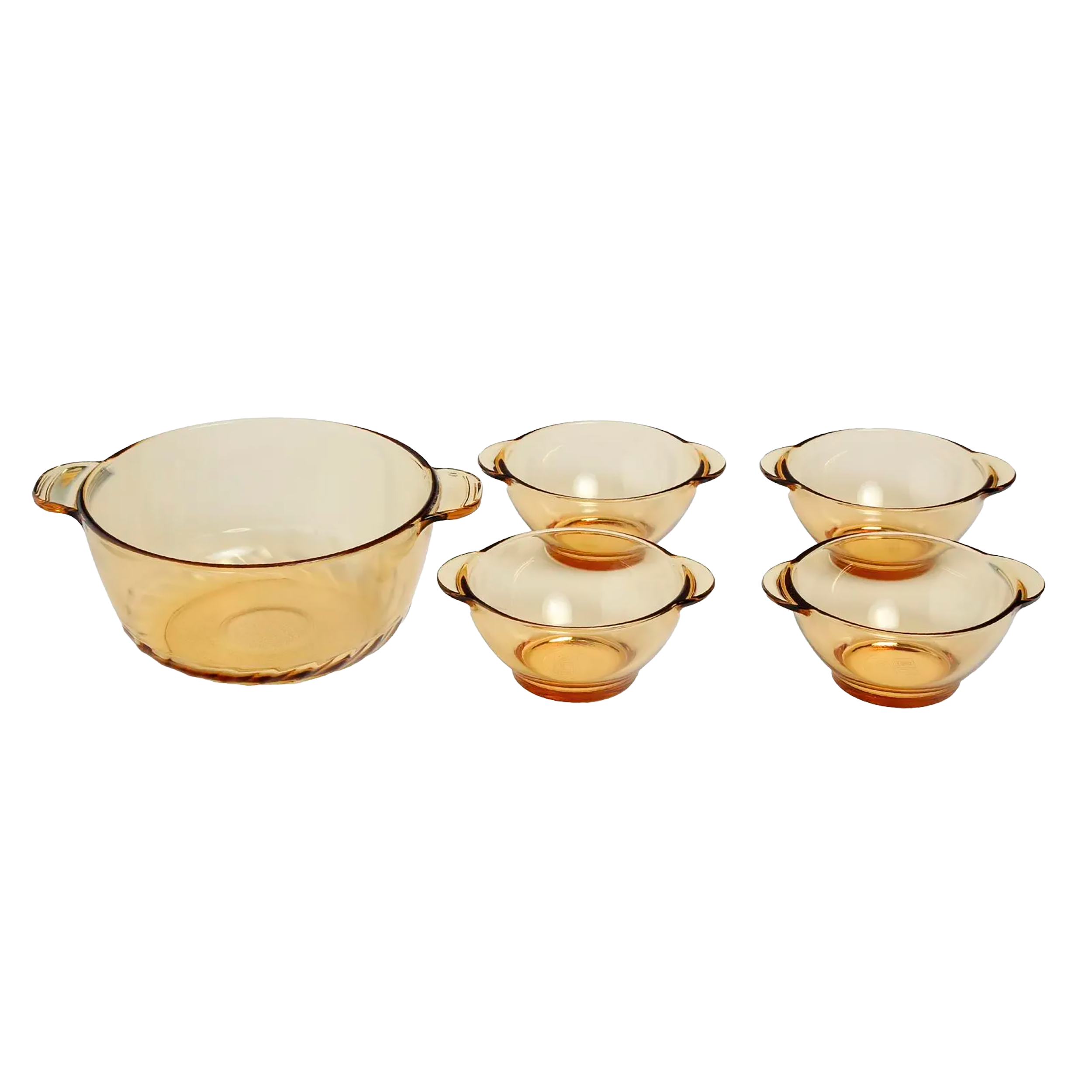 SET 4BOWLS+OLLA 2.5L REFR AMBAR HERO2535