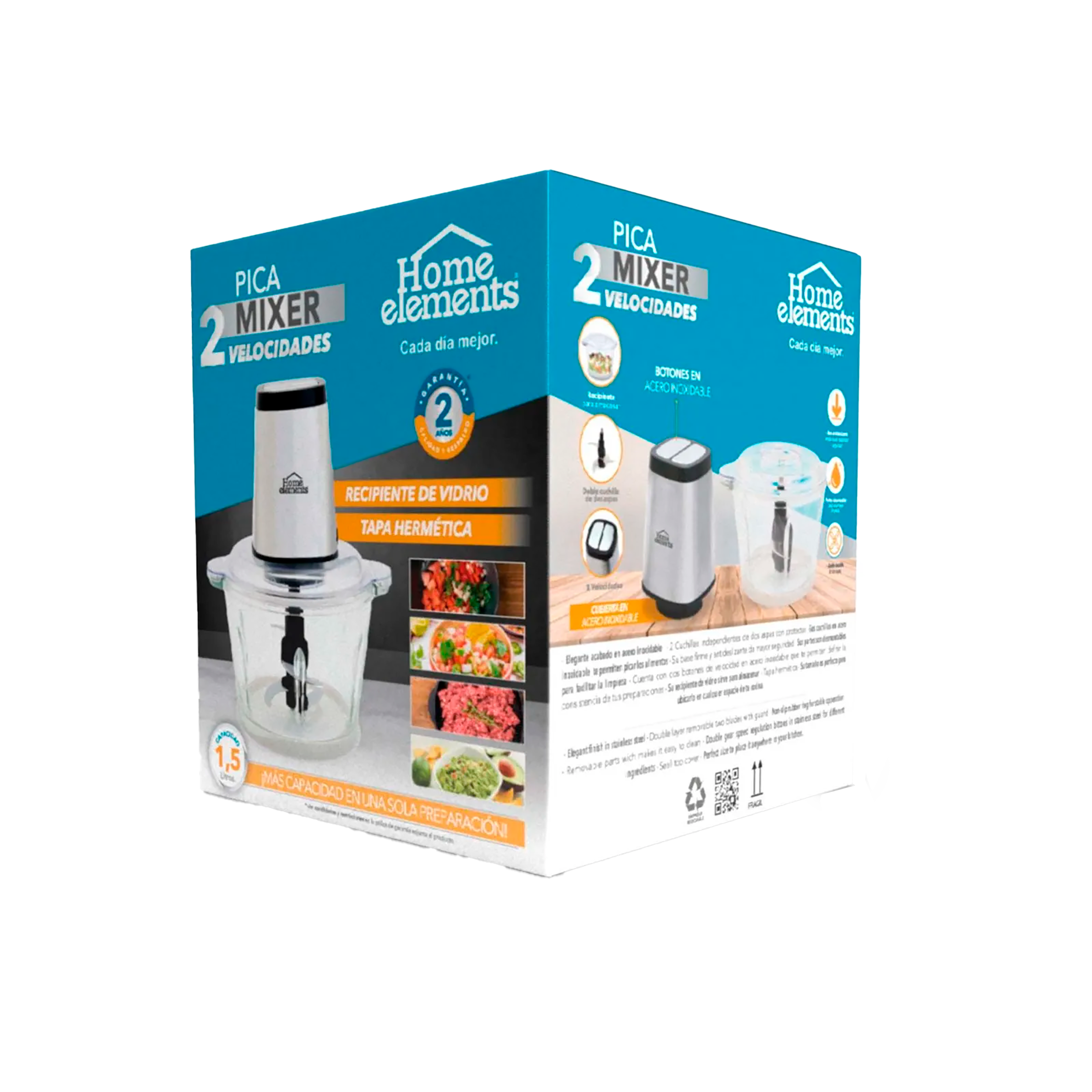 Picatodo y Mezclador Picamixer 1.5 Litro 299897401 Home Elements