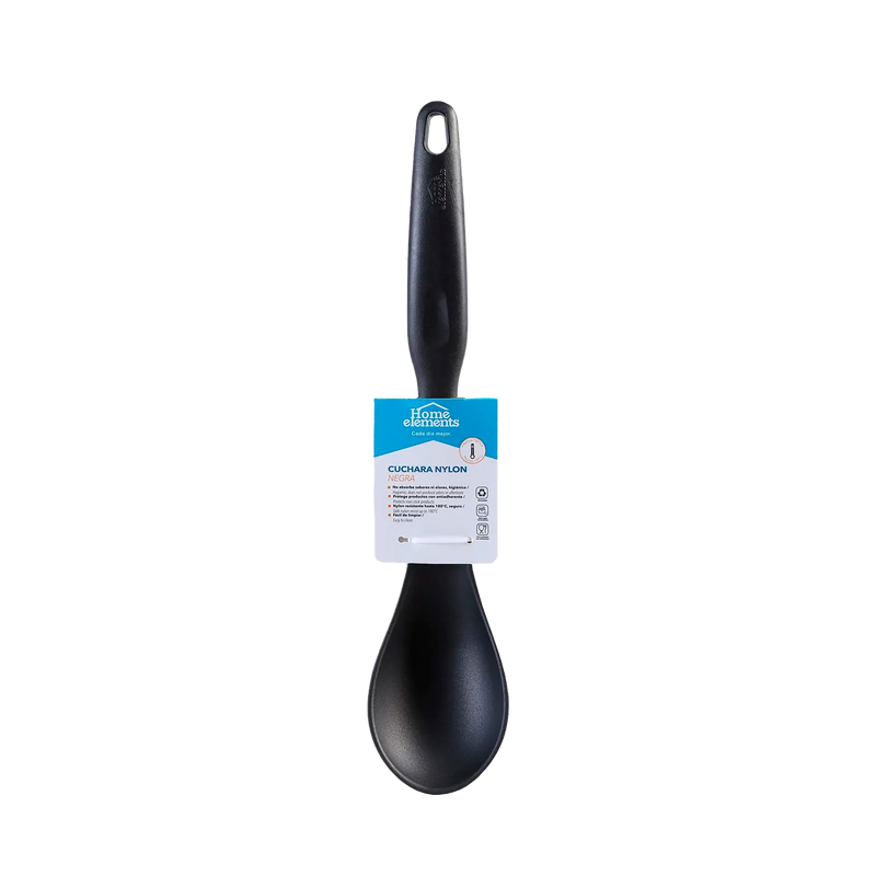 Cuchara Nylon - Color Negro 299902189 Home Elements