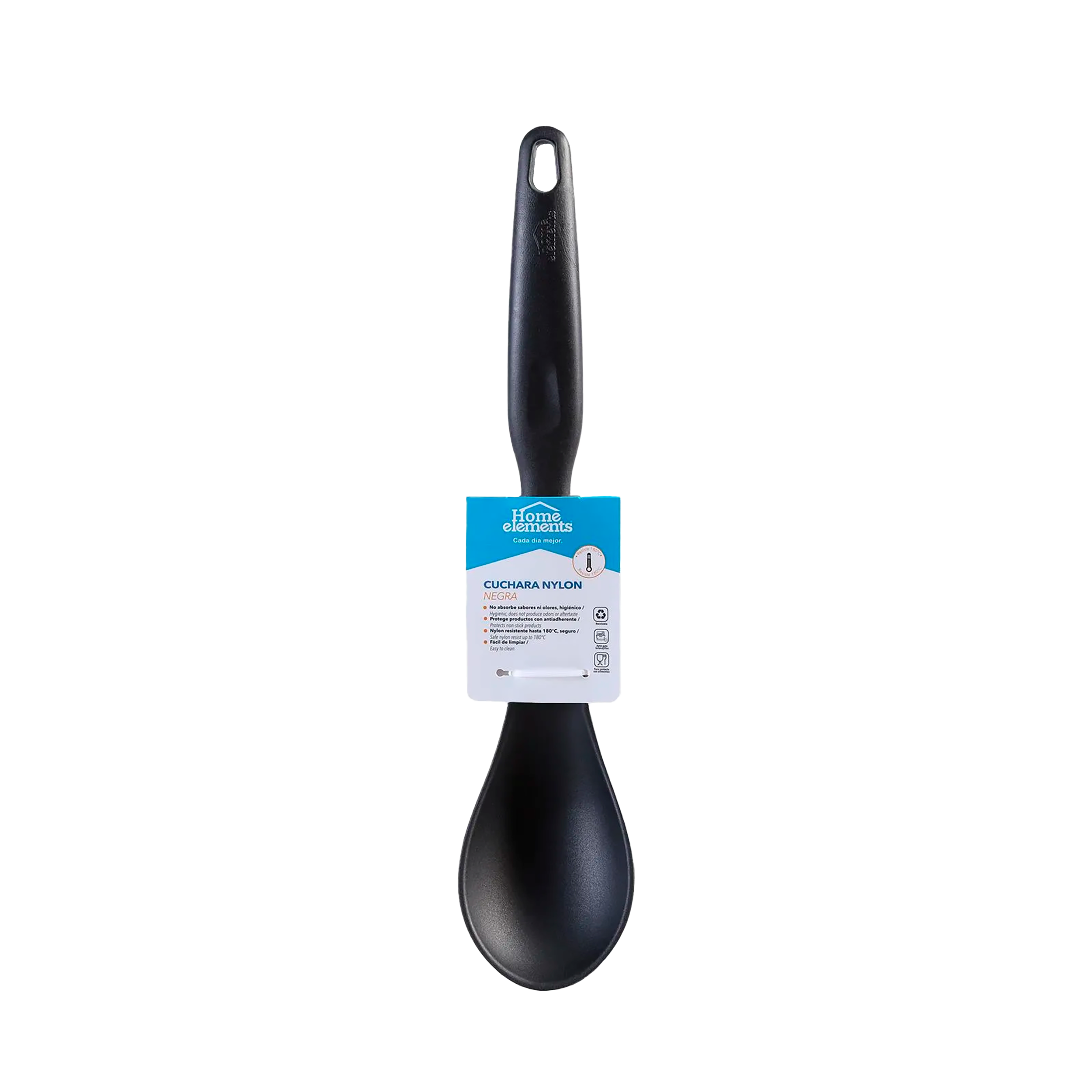 Cuchara Nylon - Color Negro 299902189 Home Elements